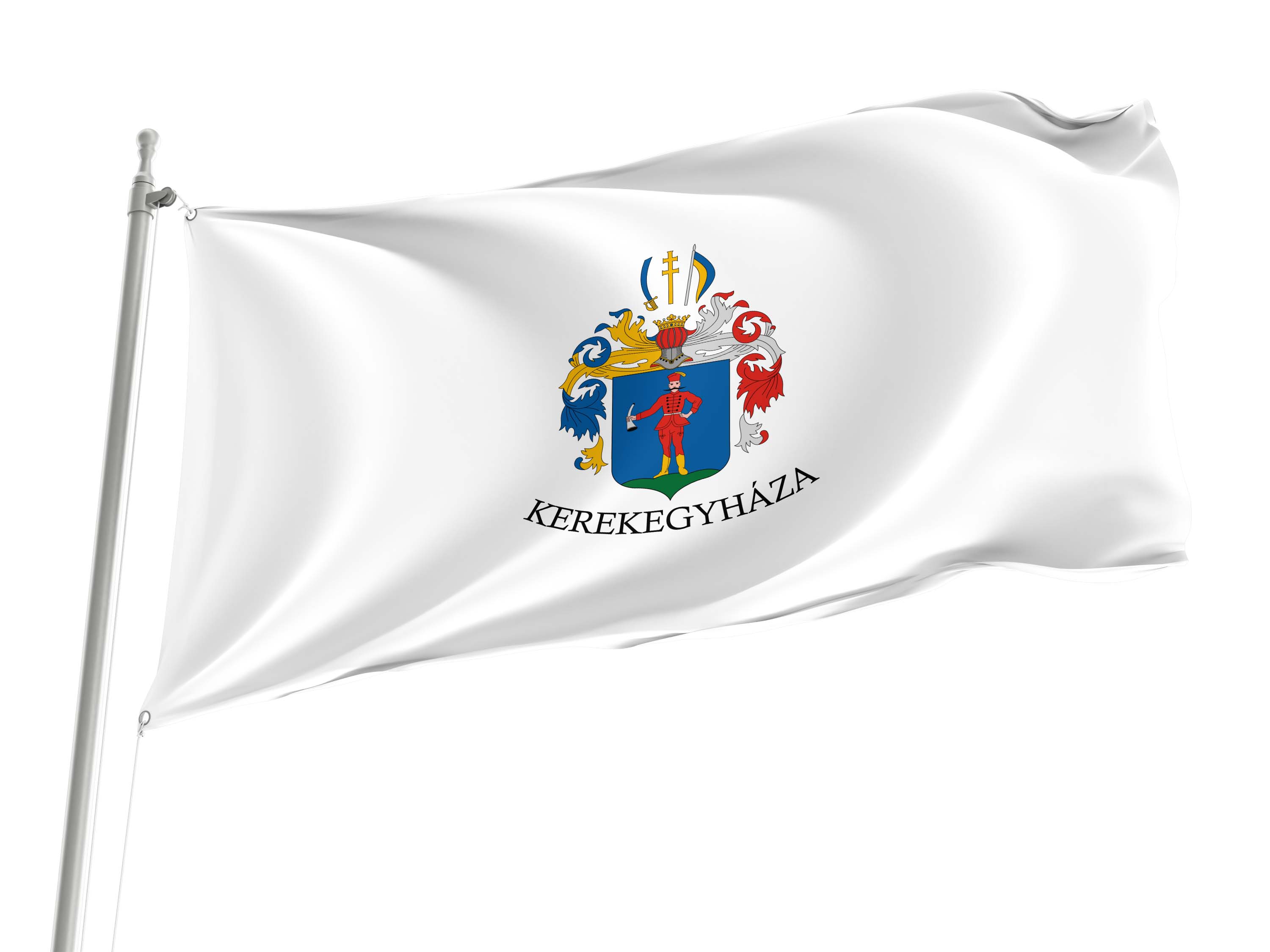 Kerekegyháza Flag for Indoor & Outdoor Use