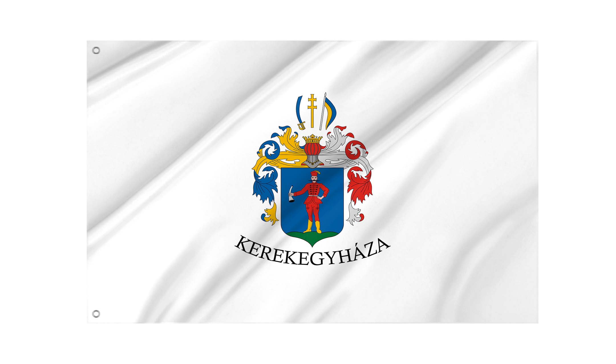 Kerekegyháza Flag for Indoor & Outdoor Use