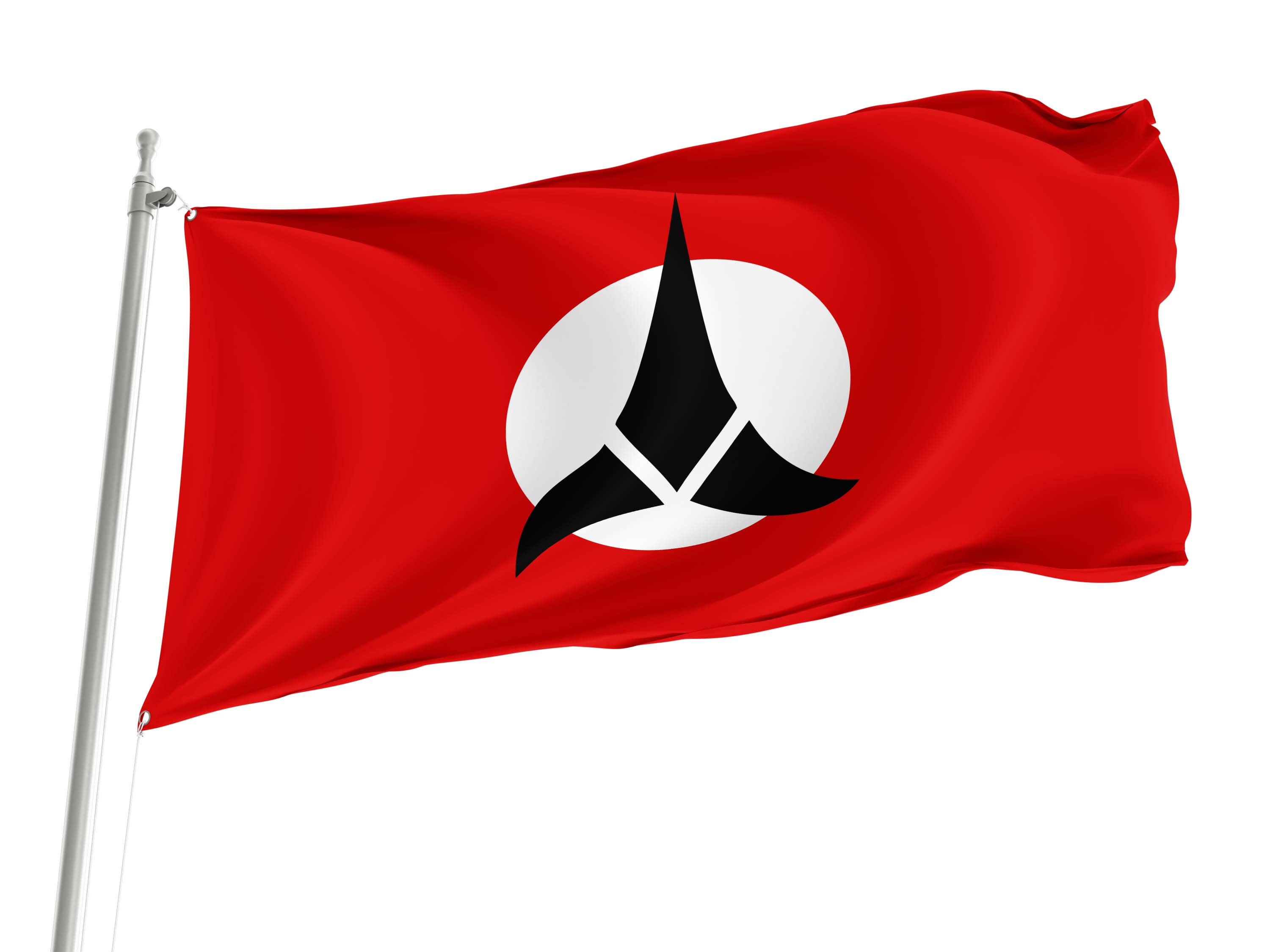 Star Trek Inspired Klingon Flag for Indoor & Outdoor Use