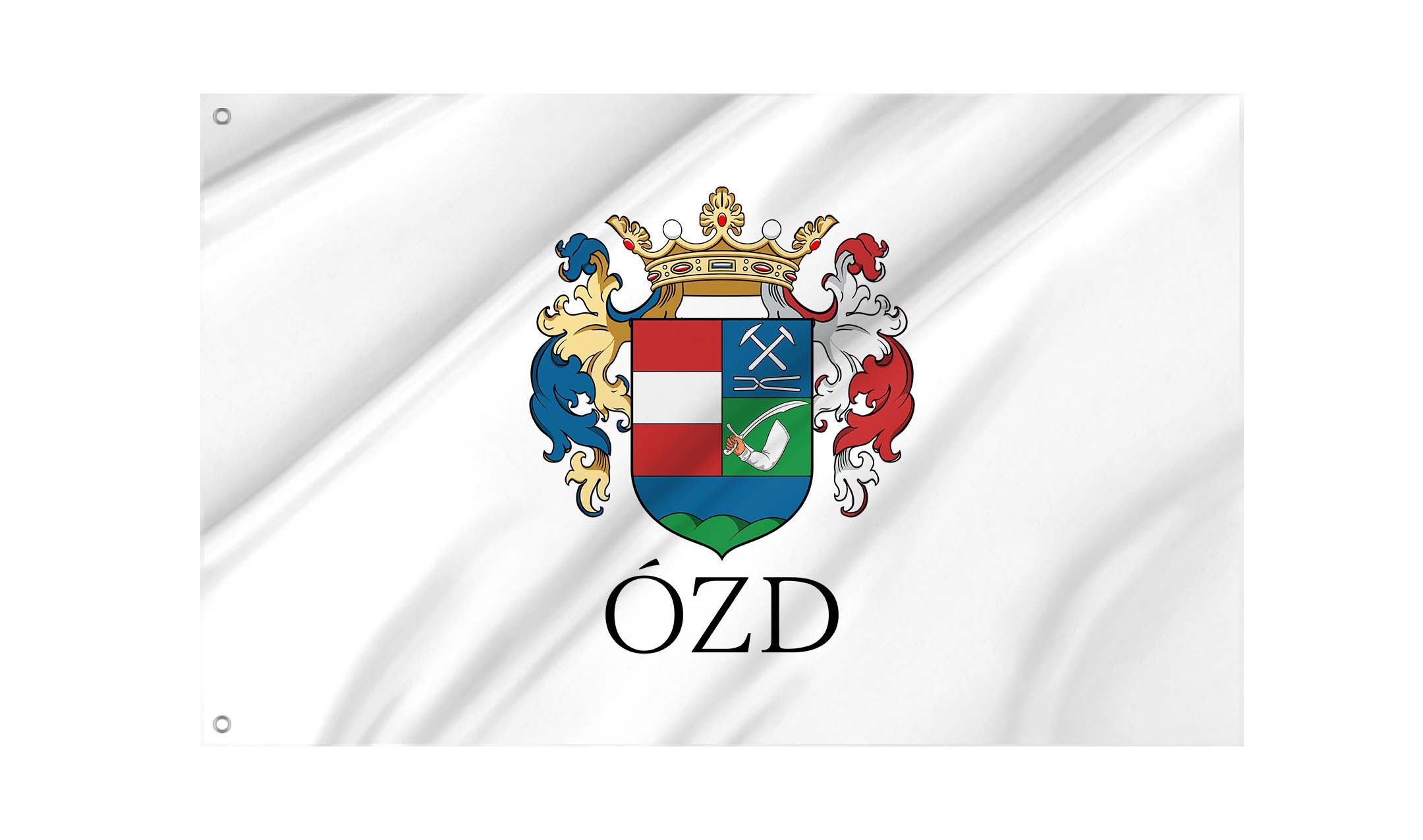 Ózd Flag for Indoor & Outdoor Use