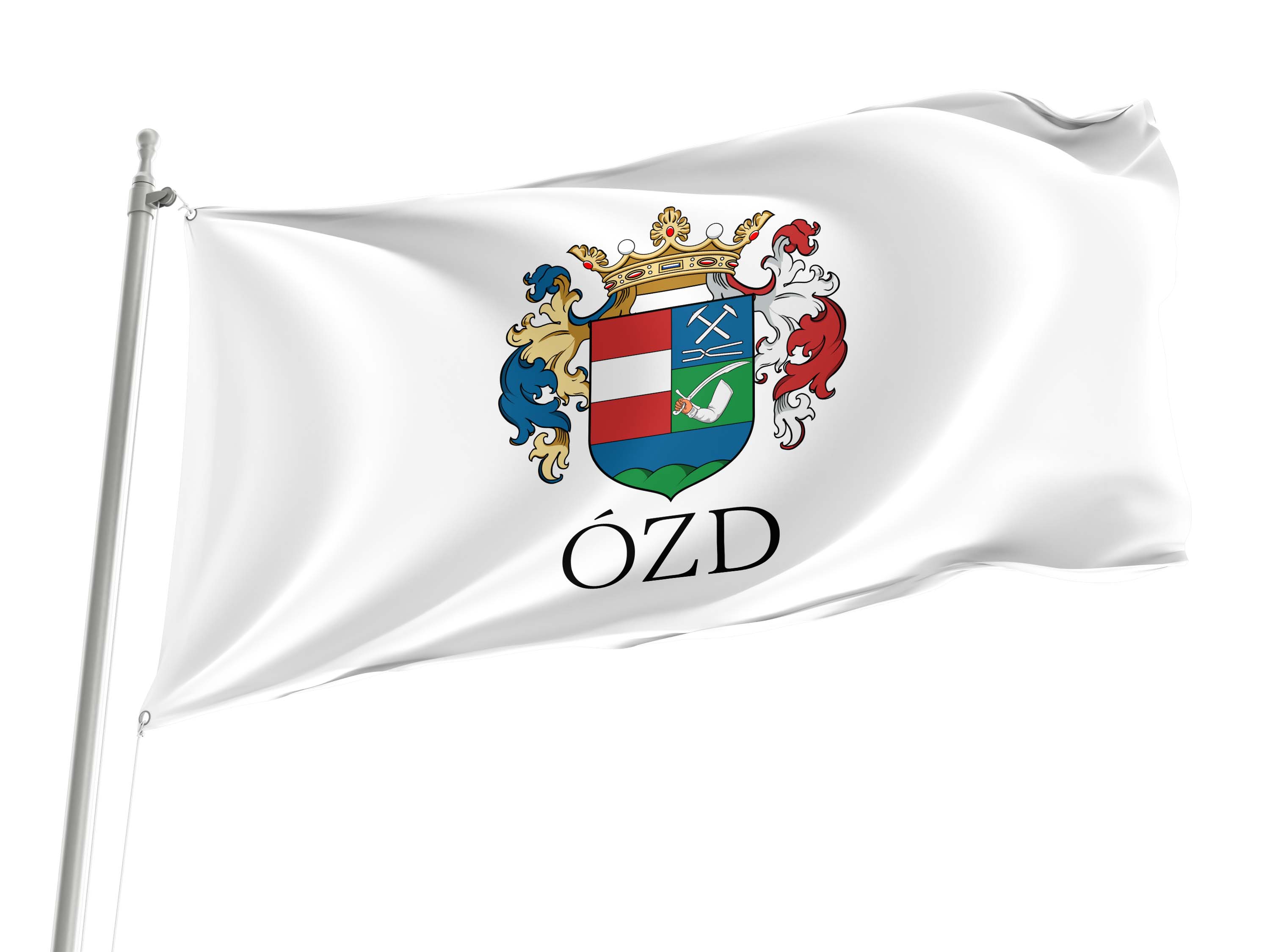 Ózd Flag for Indoor & Outdoor Use