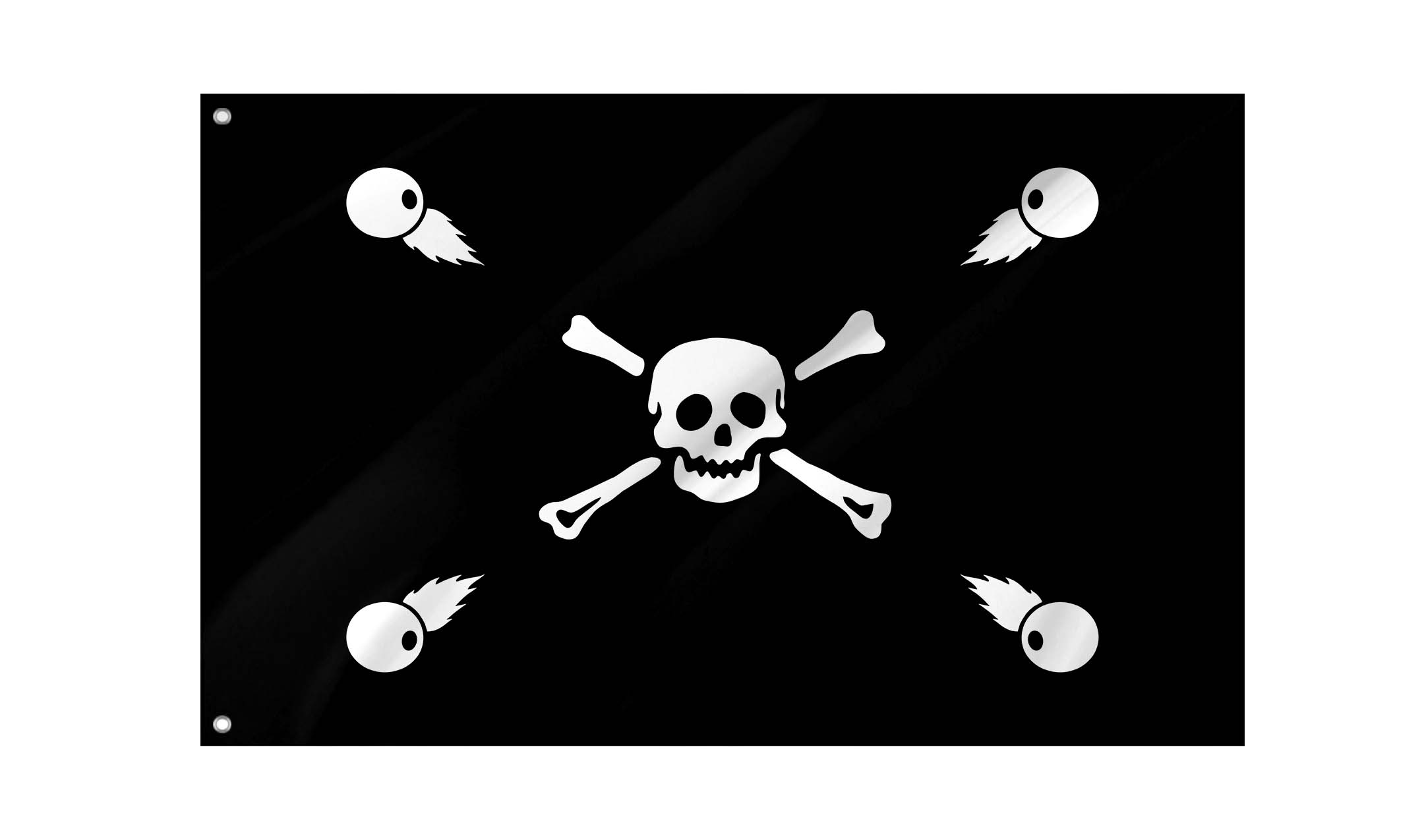Captain Jean Adrian Pirate Flag for Indoor & Outdoor Use