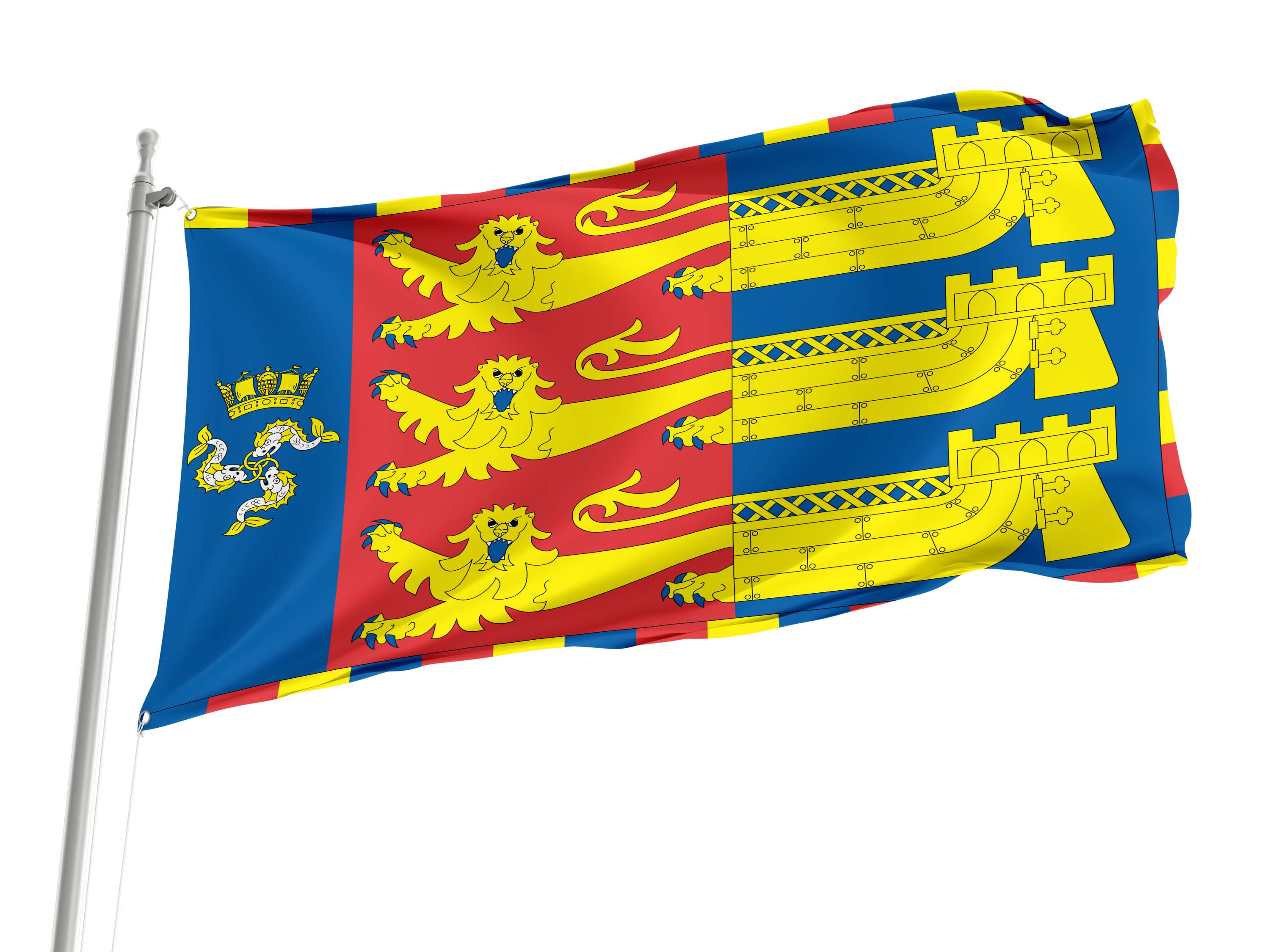 Lord Warden Cinque Ports Flag for Indoor & Outdoor Use