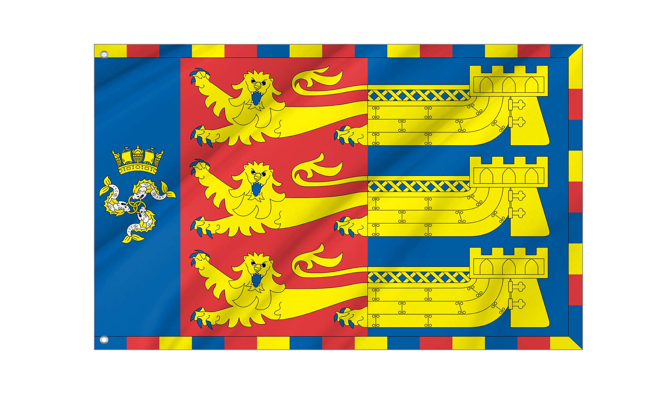 Lord Warden Cinque Ports Flag for Indoor & Outdoor Use