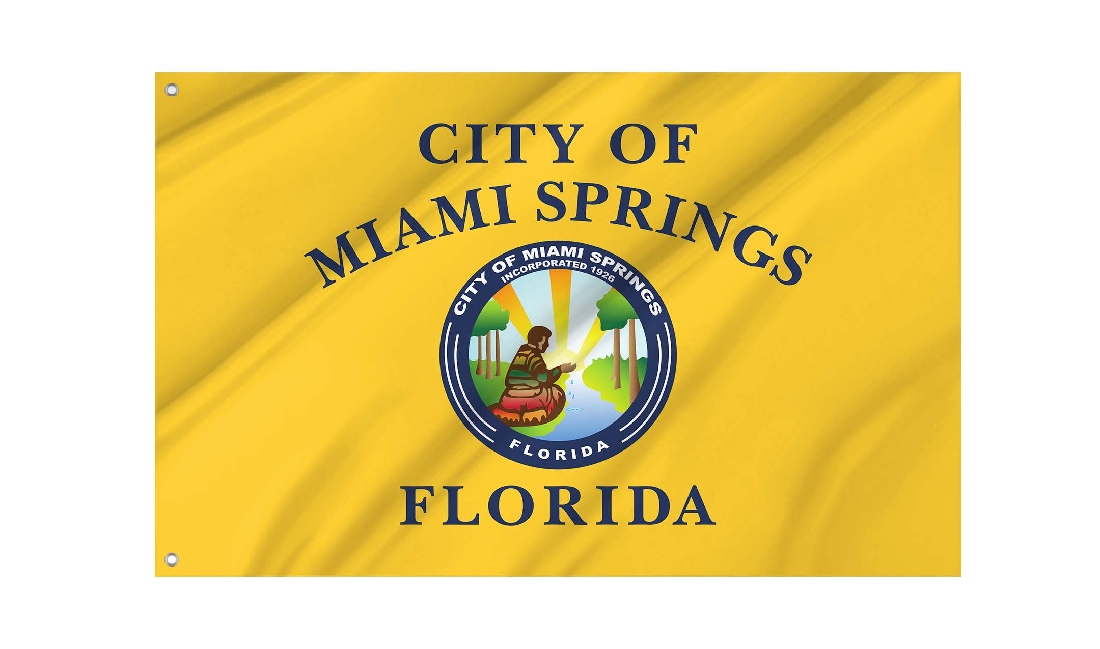 Miami Springs Flag for Indoor & Outdoor Use
