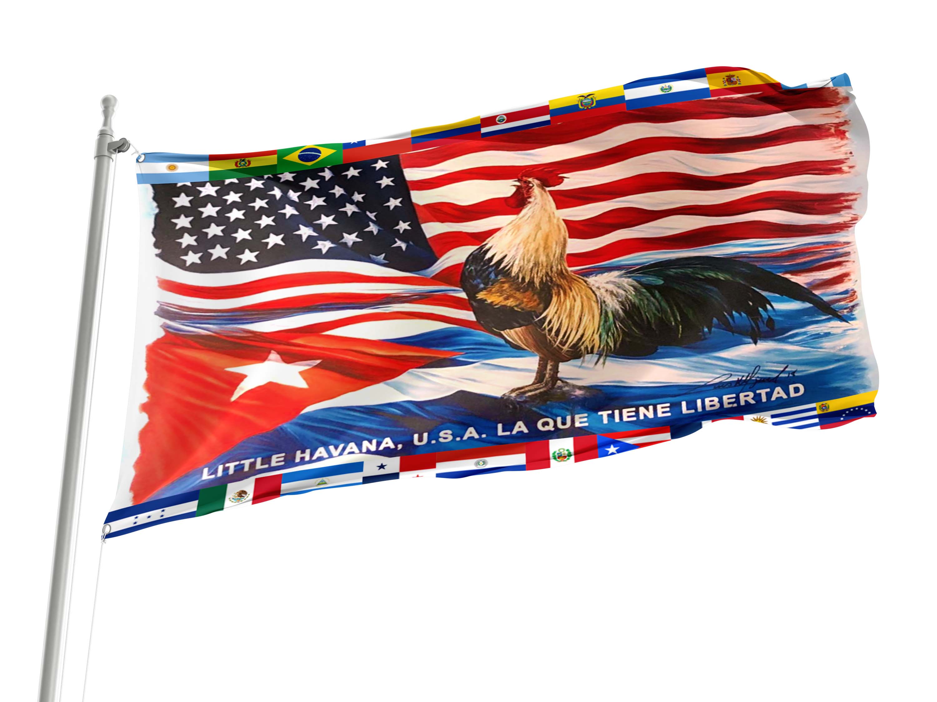 Little Havana Flag for Indoor & Outdoor Use