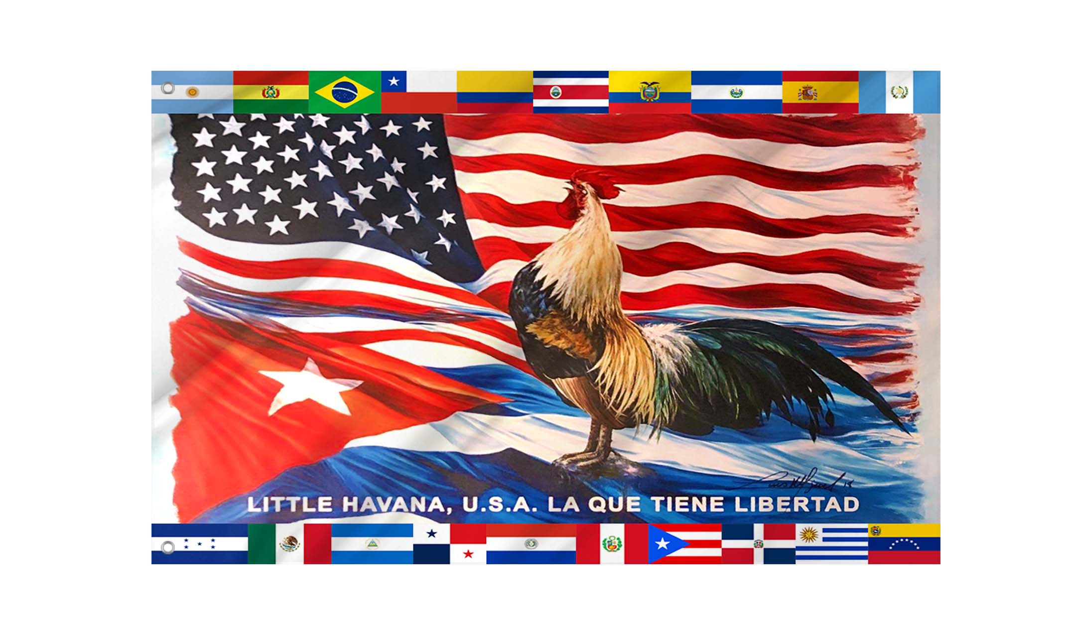 Little Havana Flag for Indoor & Outdoor Use