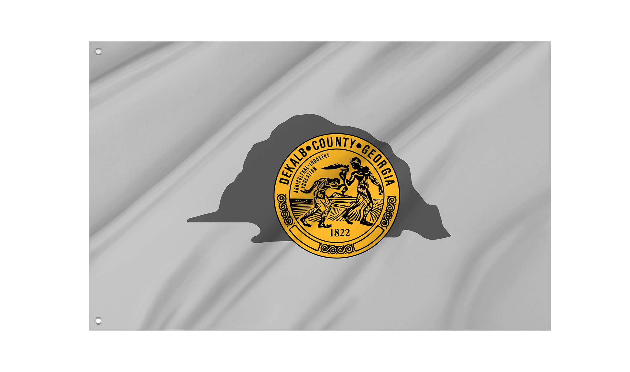 DeKalb County Flag for Indoor & Outdoor Use