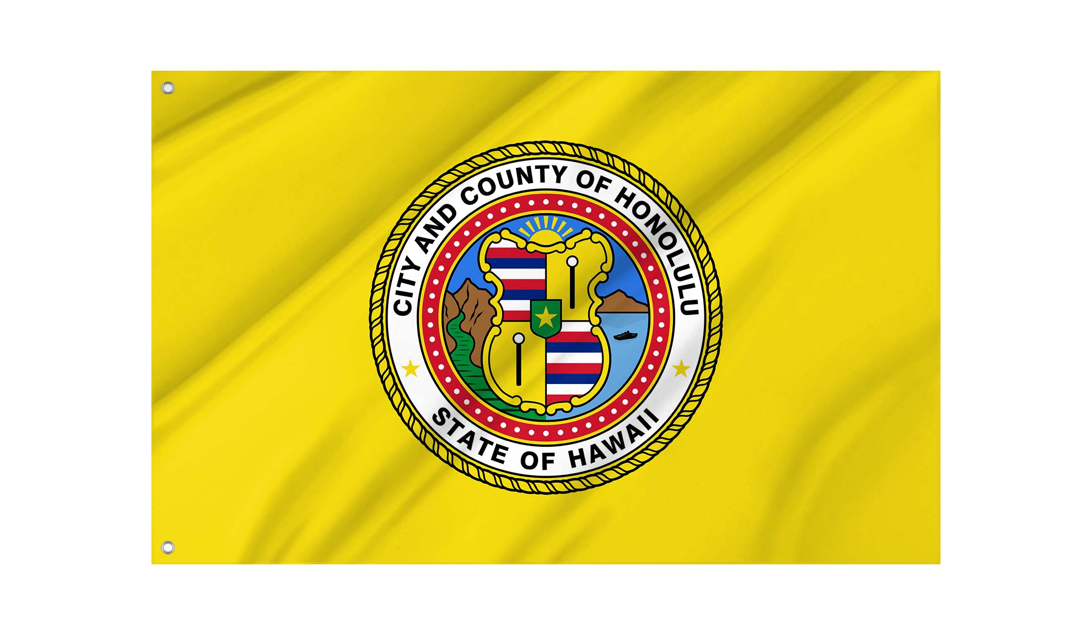 Honolulu City and County Flag for Indoor & Outdoor Use