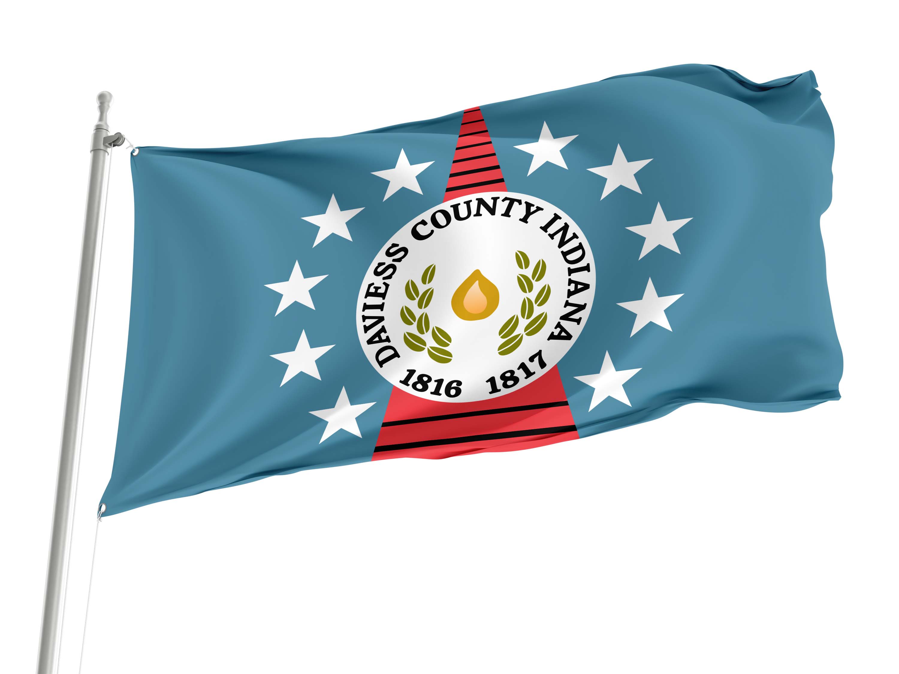 Daviess County Flag for Indoor & Outdoor Use