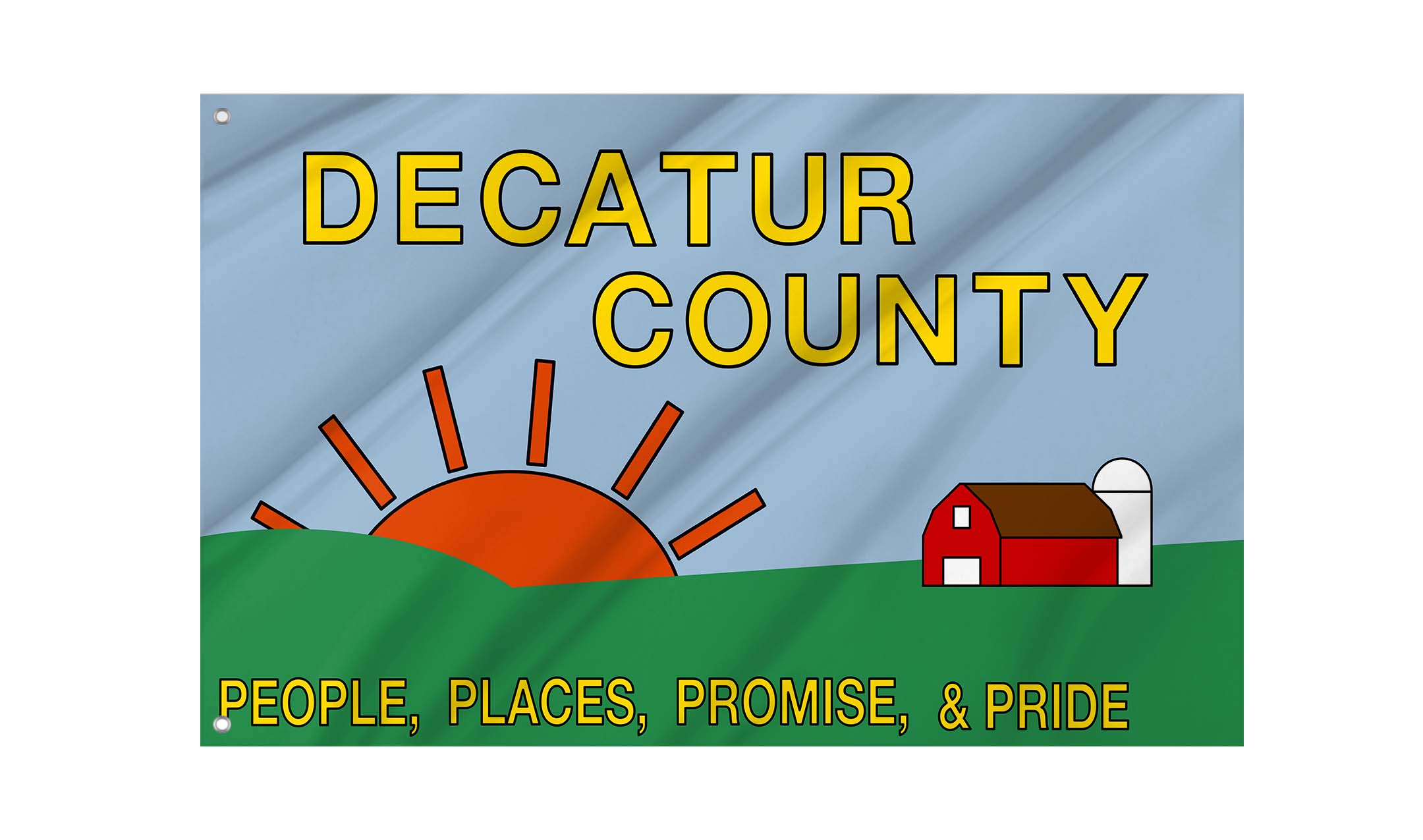 Decatur County Flag for Indoor & Outdoor Use