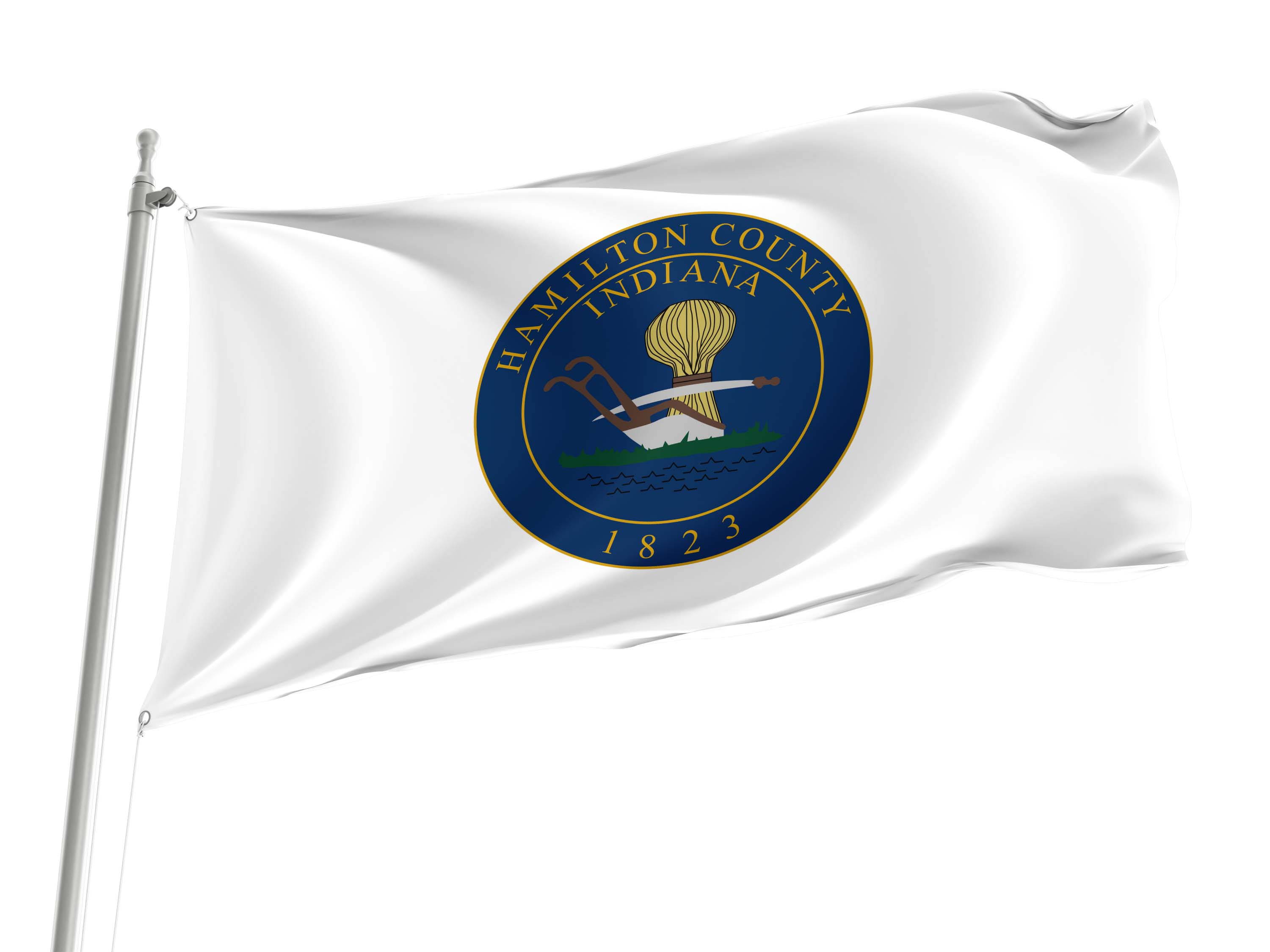 Hamilton County, Indiana Flag for Indoor & Outdoor Use