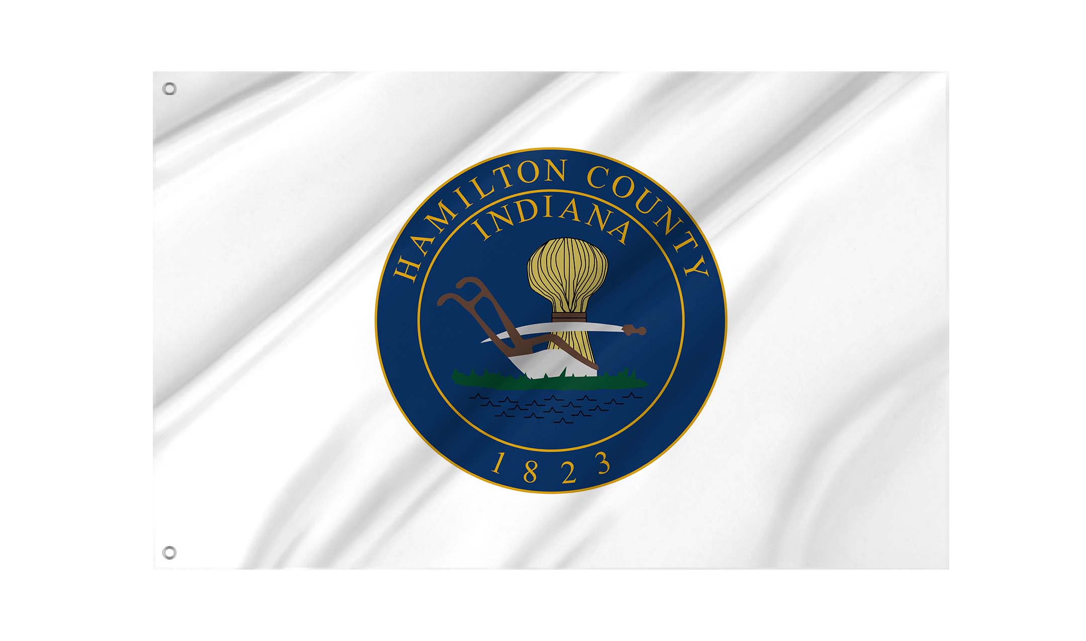 Hamilton County, Indiana Flag for Indoor & Outdoor Use