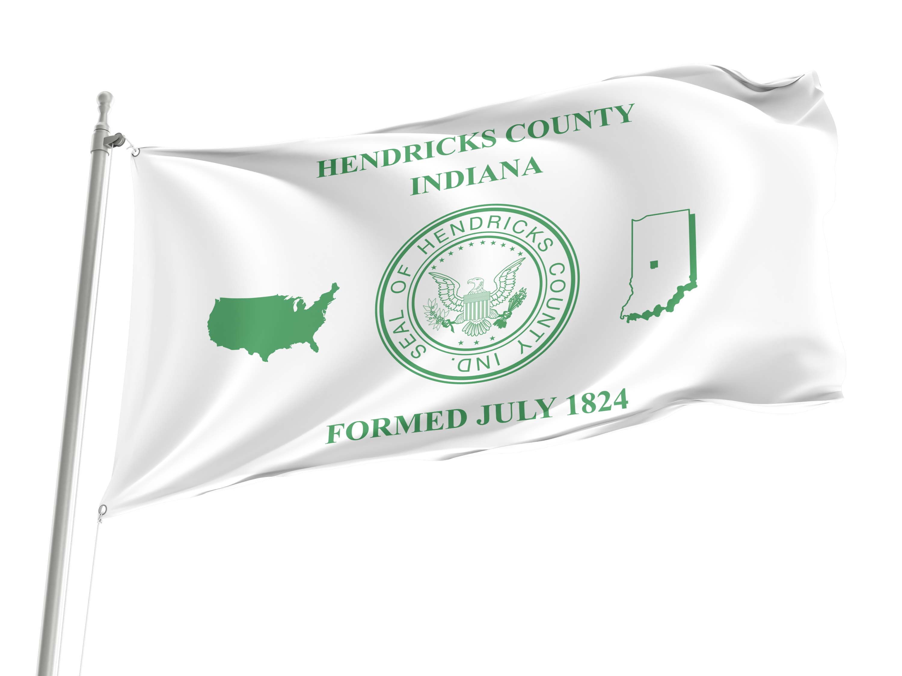 Hendricks County Flag for Indoor & Outdoor Use