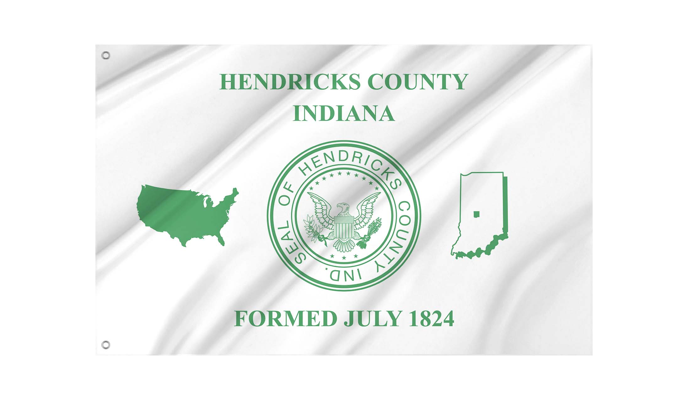 Hendricks County Flag for Indoor & Outdoor Use