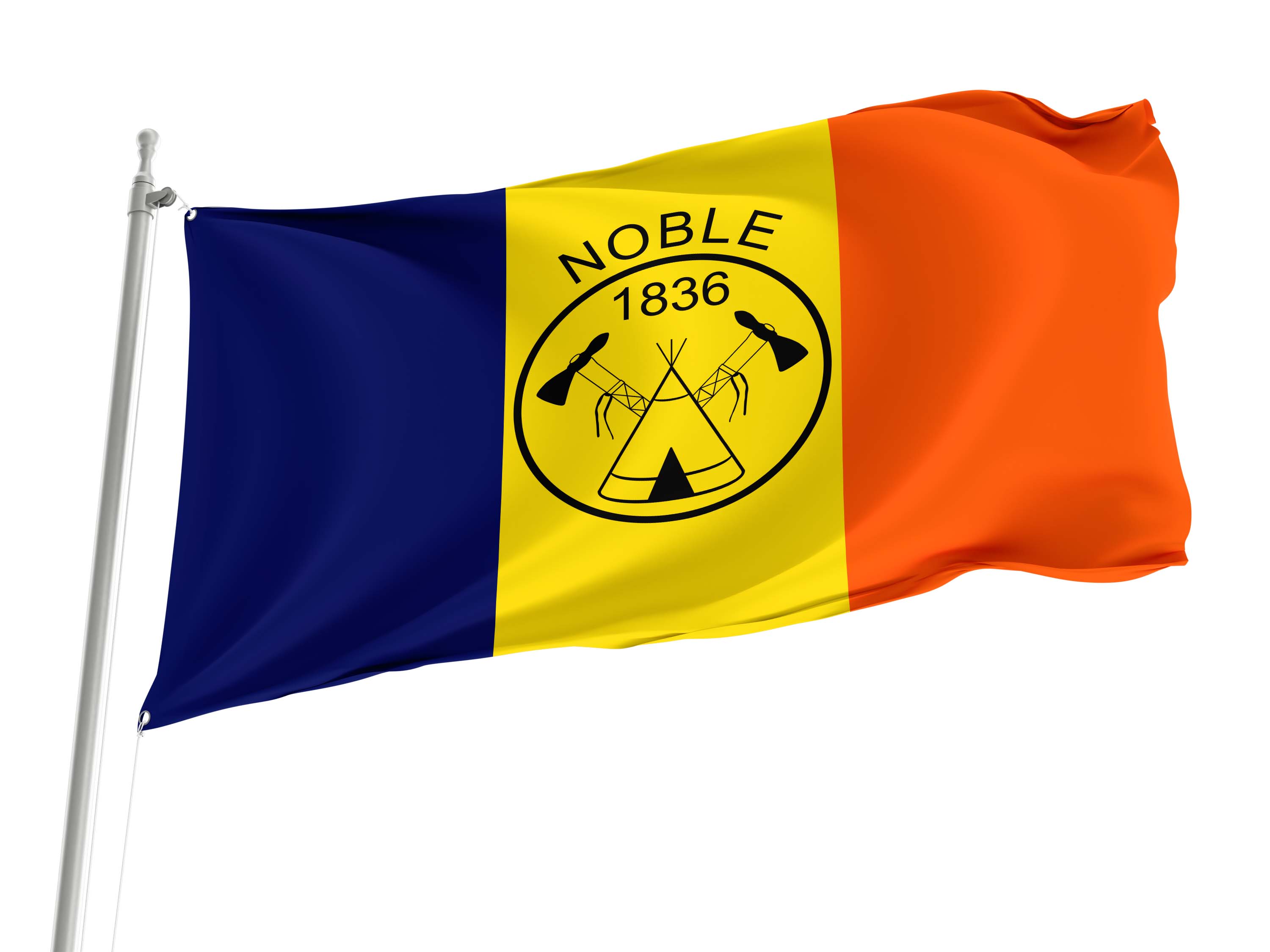 Noble County Flag for Indoor & Outdoor Use