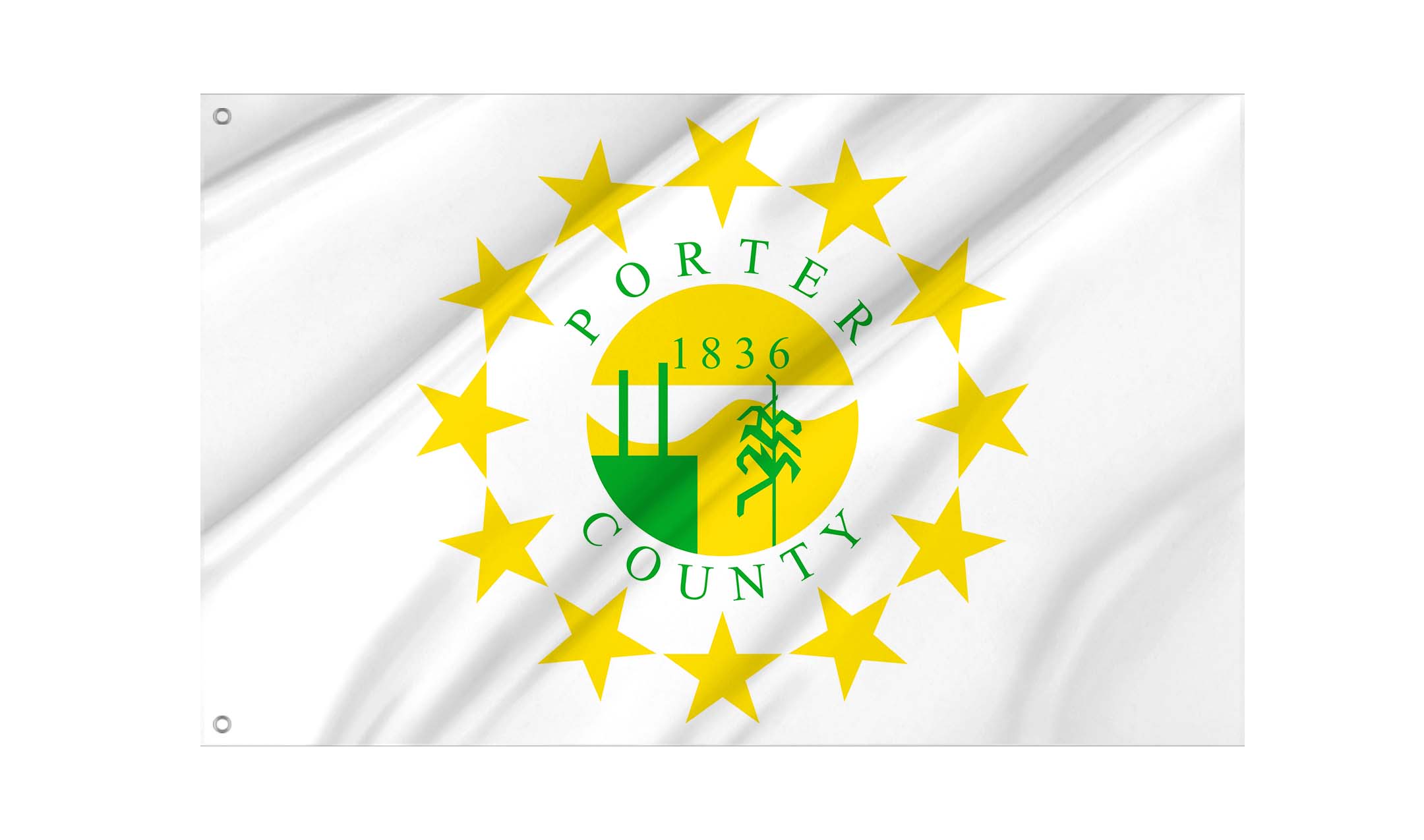 Porter County Flag for Indoor & Outdoor Use