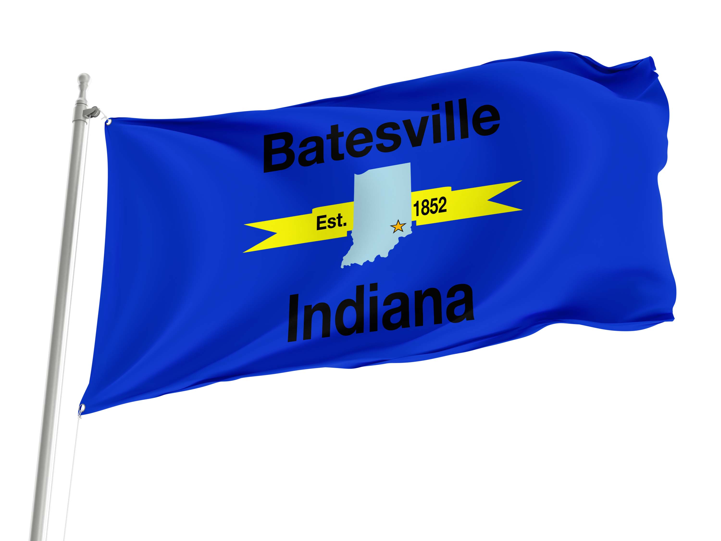 Batesville Flag for Indoor & Outdoor Use