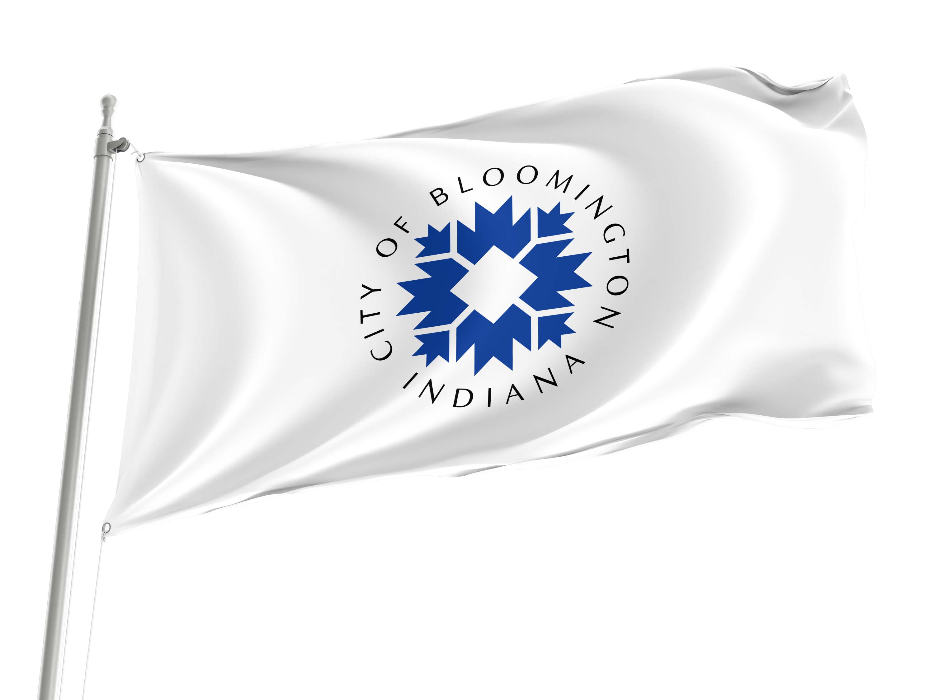 Bloomington Flag for Indoor & Outdoor Use