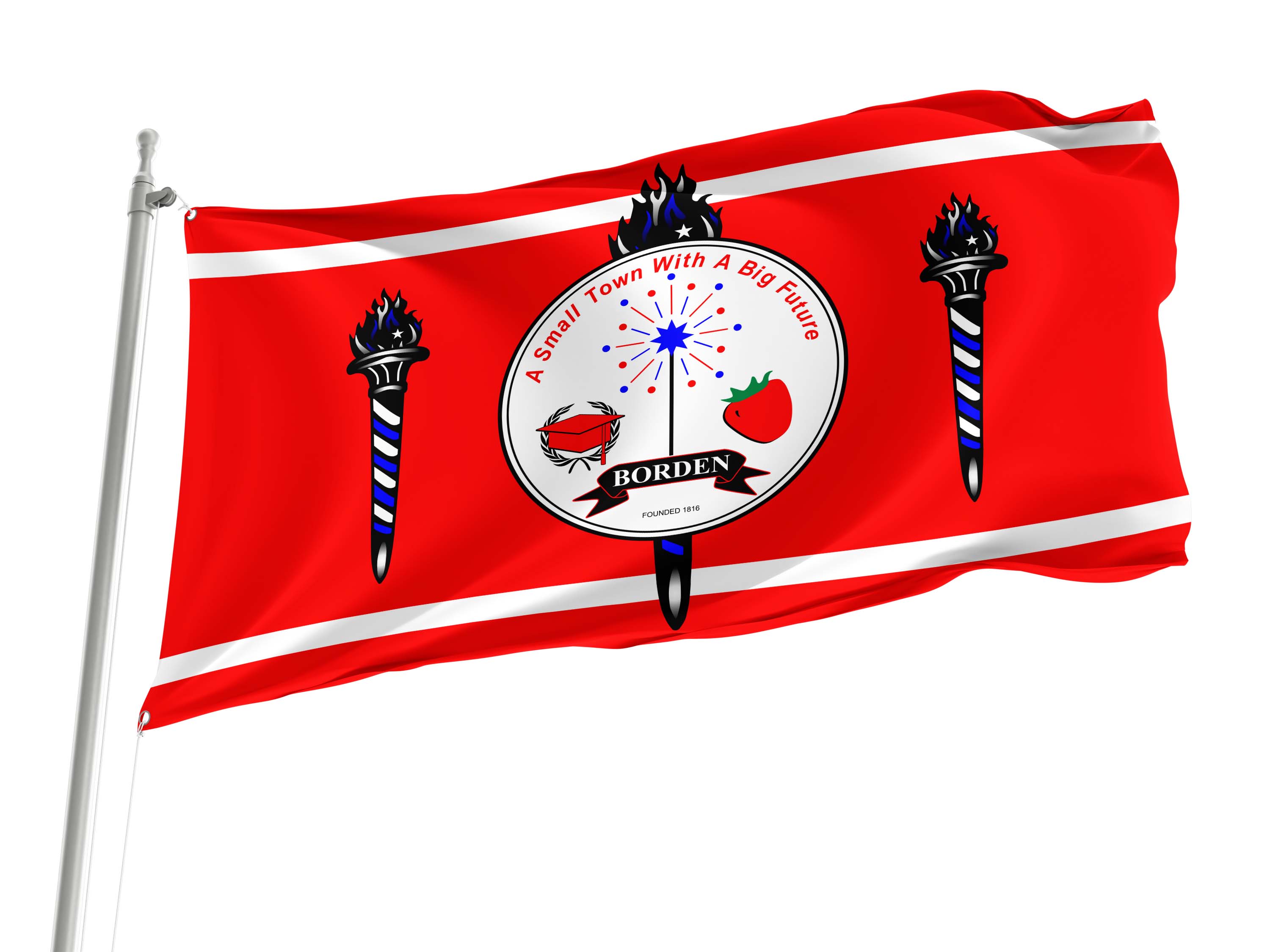 Borden Flag for Indoor & Outdoor Use