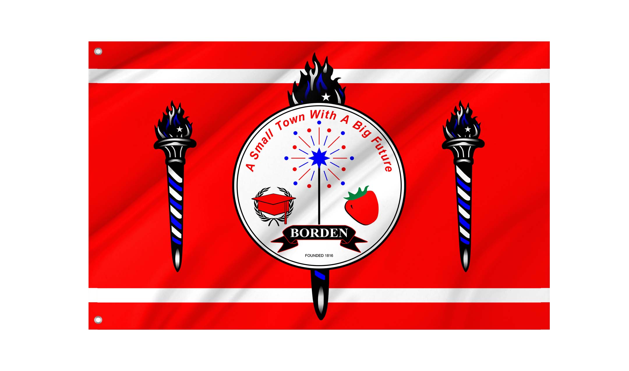 Borden Flag for Indoor & Outdoor Use