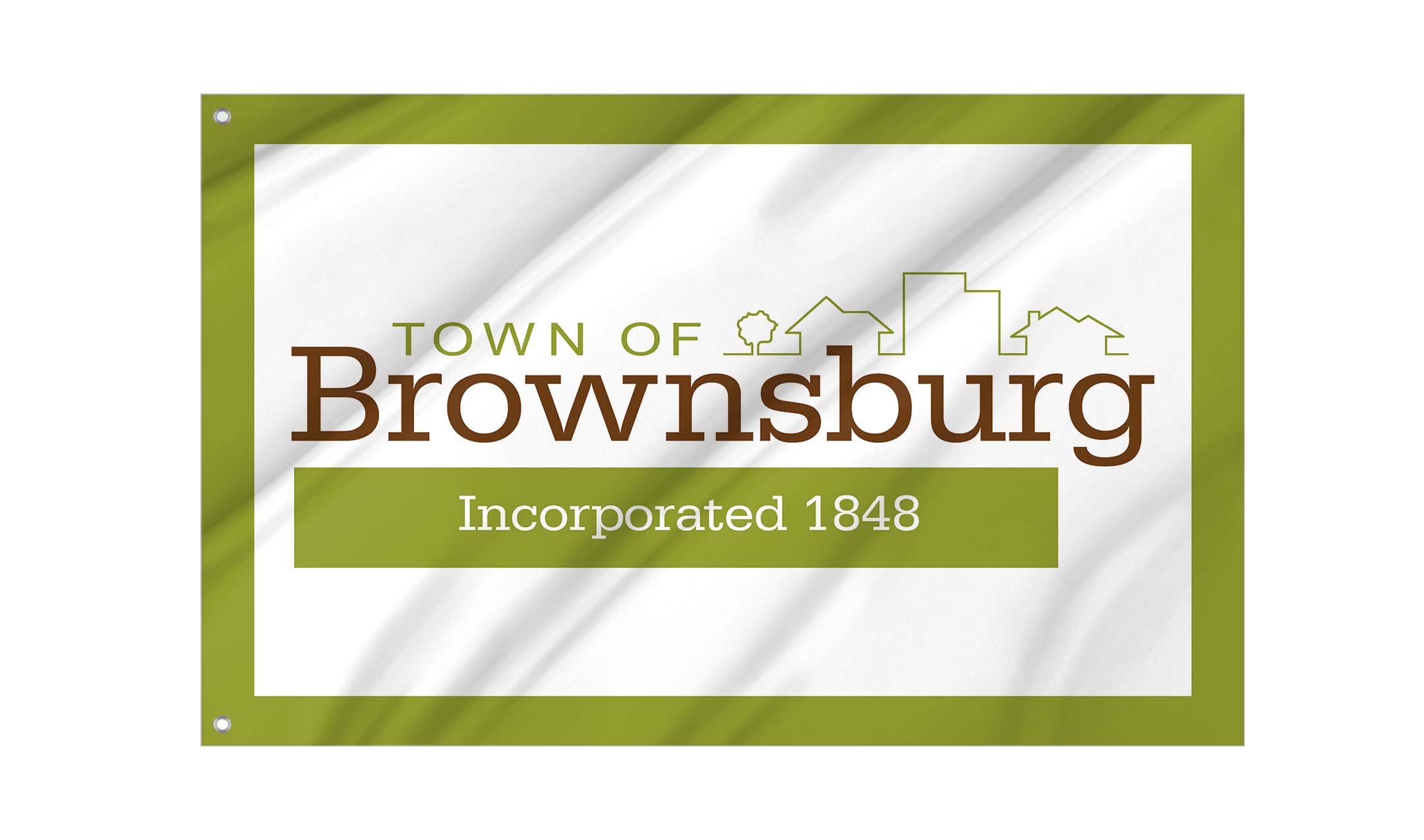 Brownsburg Flag for Indoor & Outdoor Use