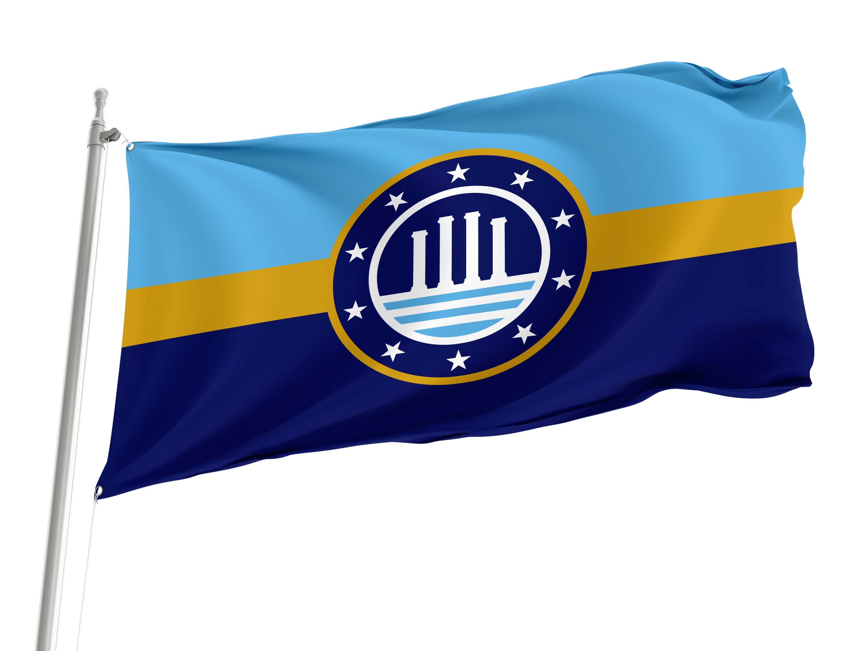 Evansville, Indiana Flag for Indoor & Outdoor Use