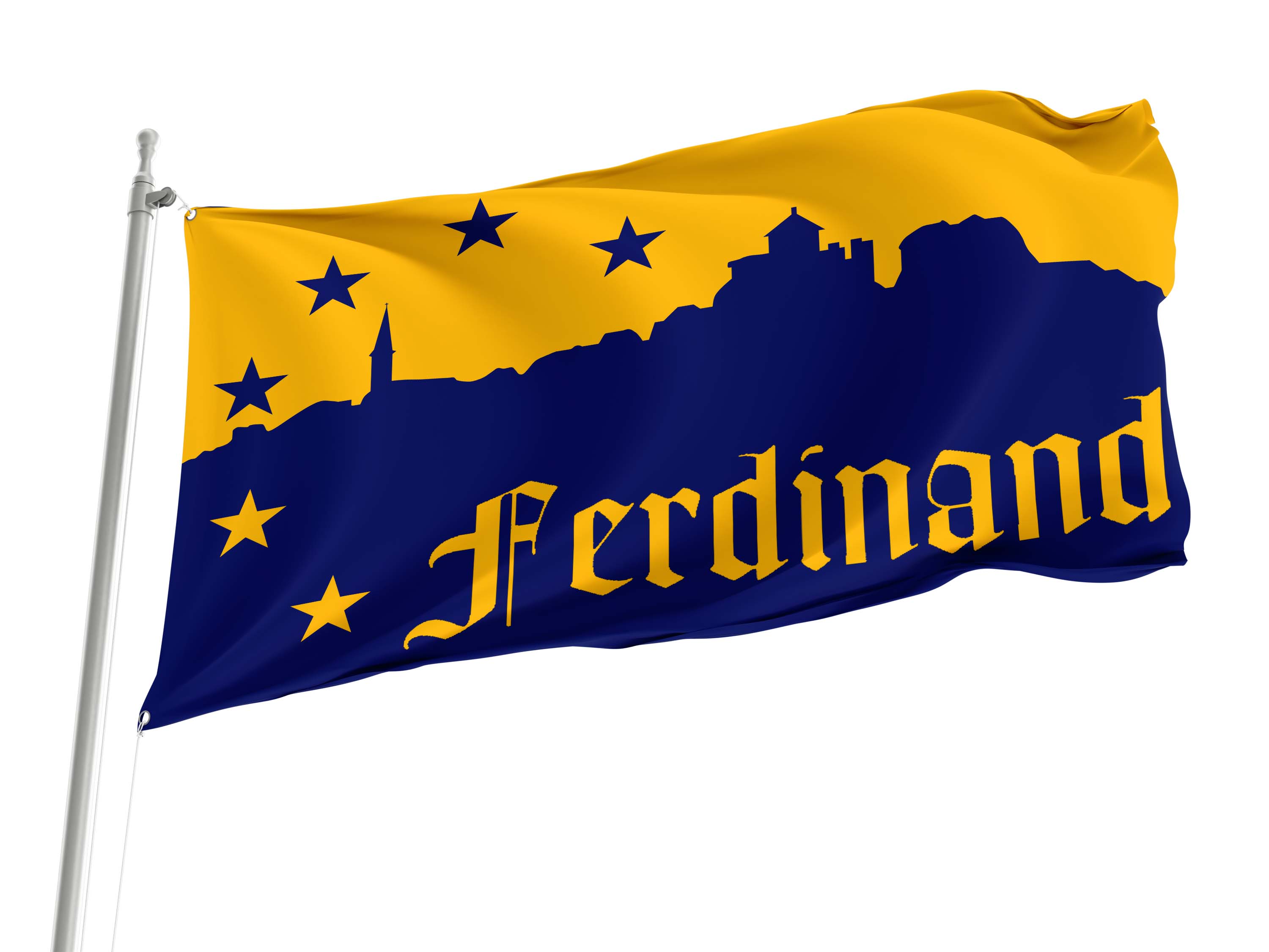 Ferdinand City, Indiana Flag for Indoor & Outdoor Use