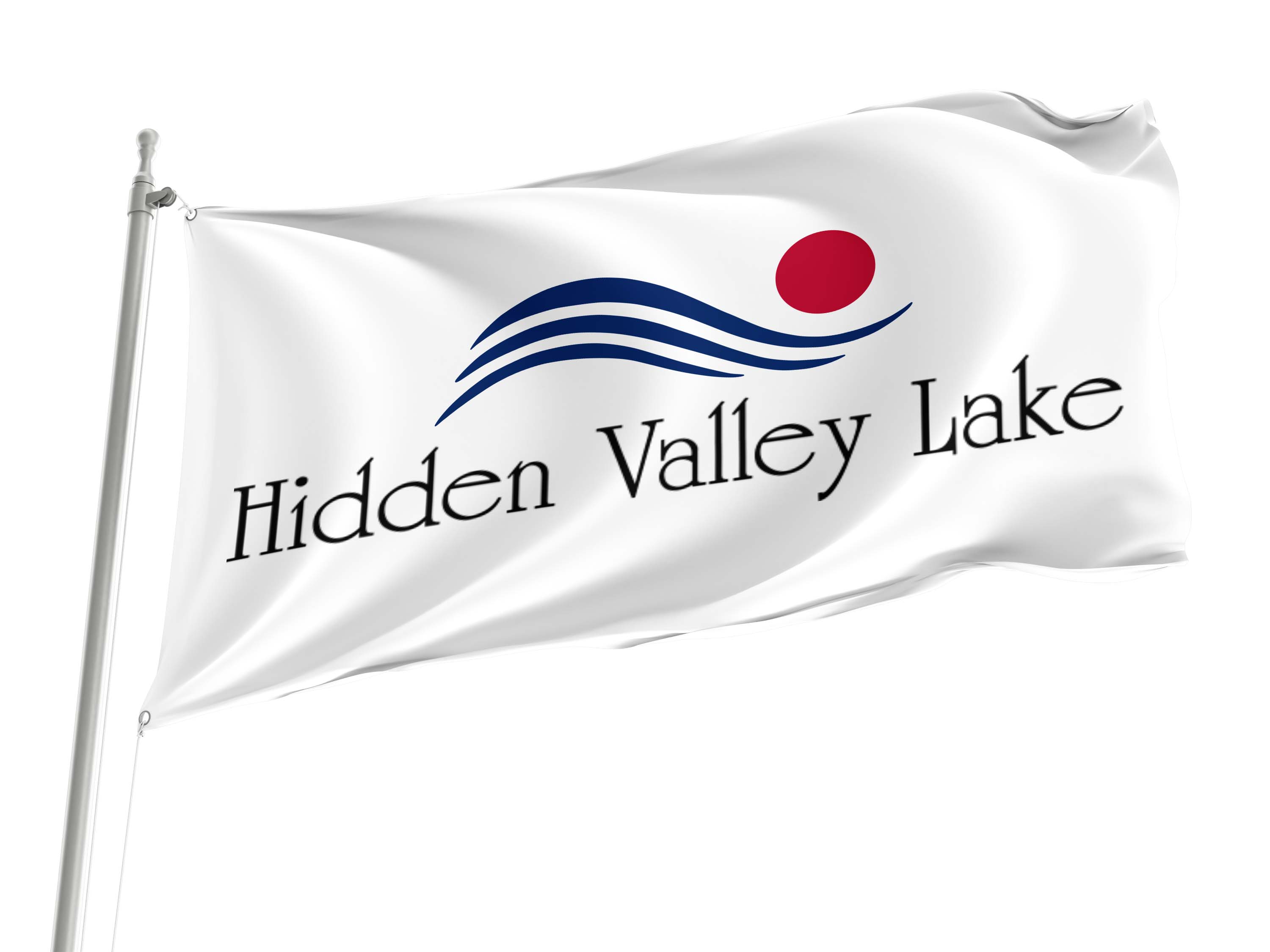 Hidden Valley Flag for Indoor & Outdoor Use