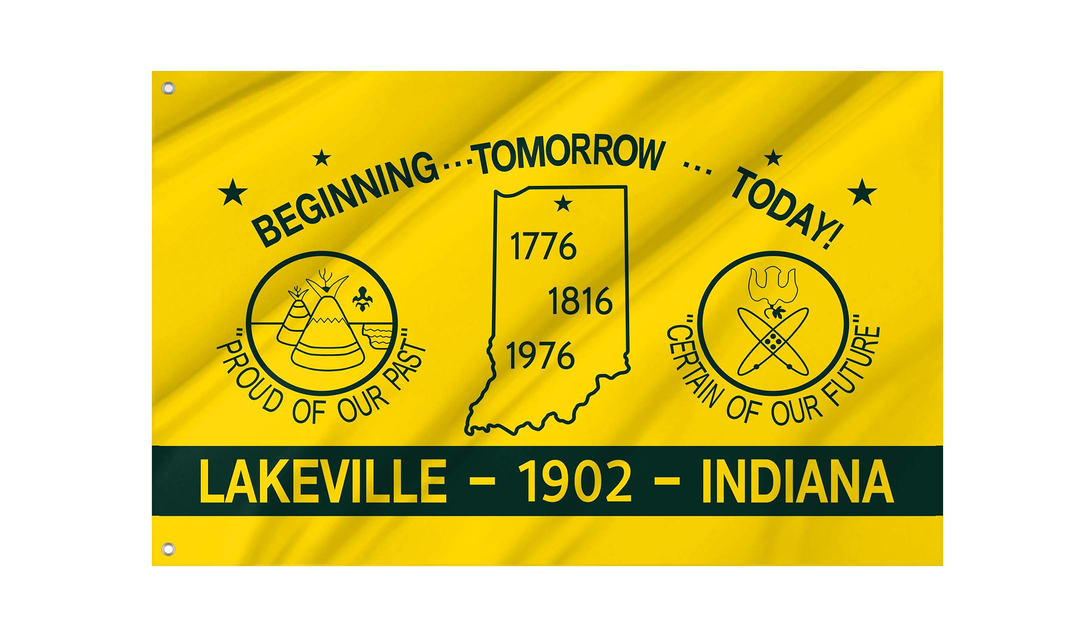 Lakeville Flag for Indoor & Outdoor Use
