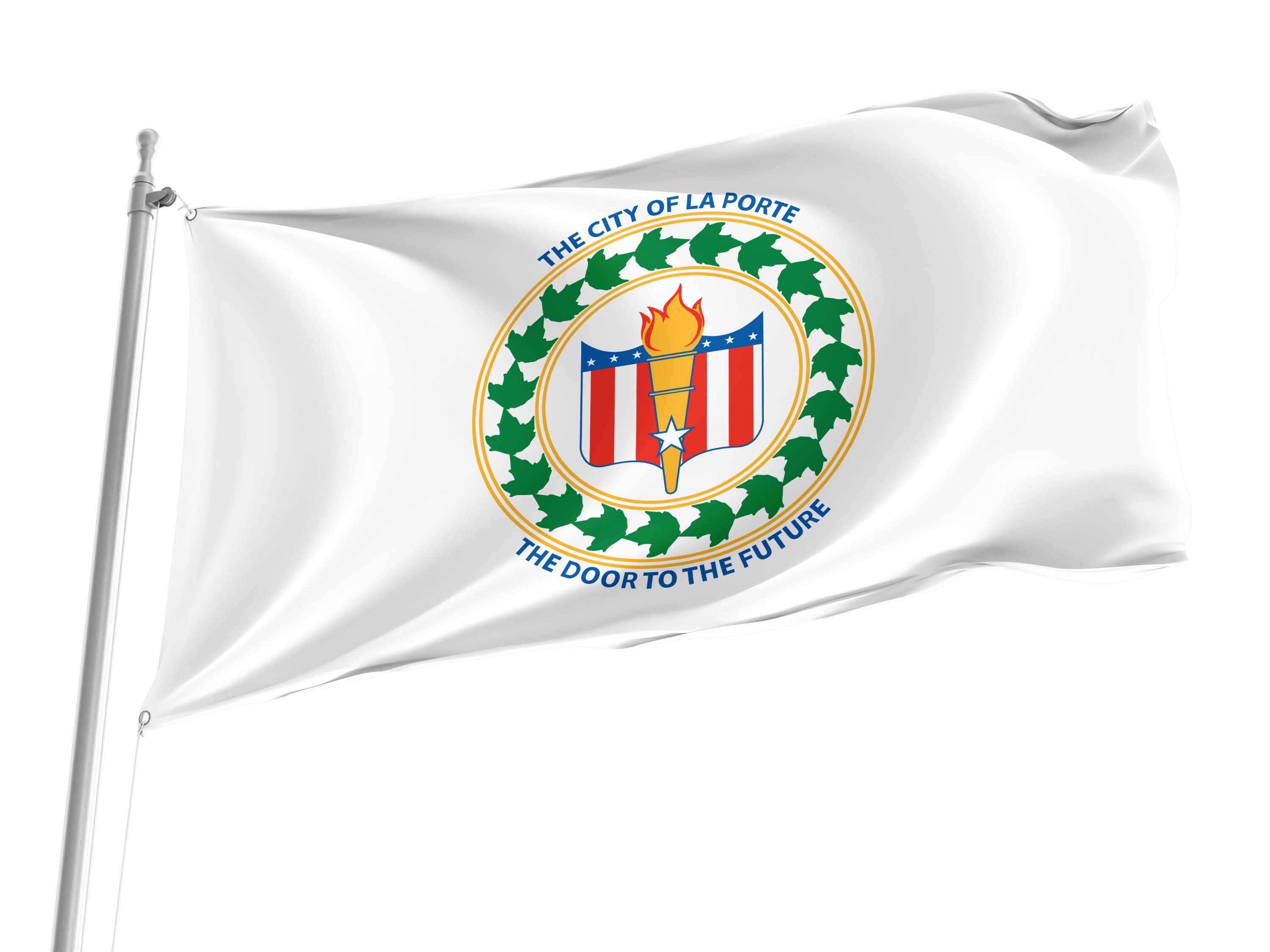 La Porte Flag for Indoor & Outdoor Use