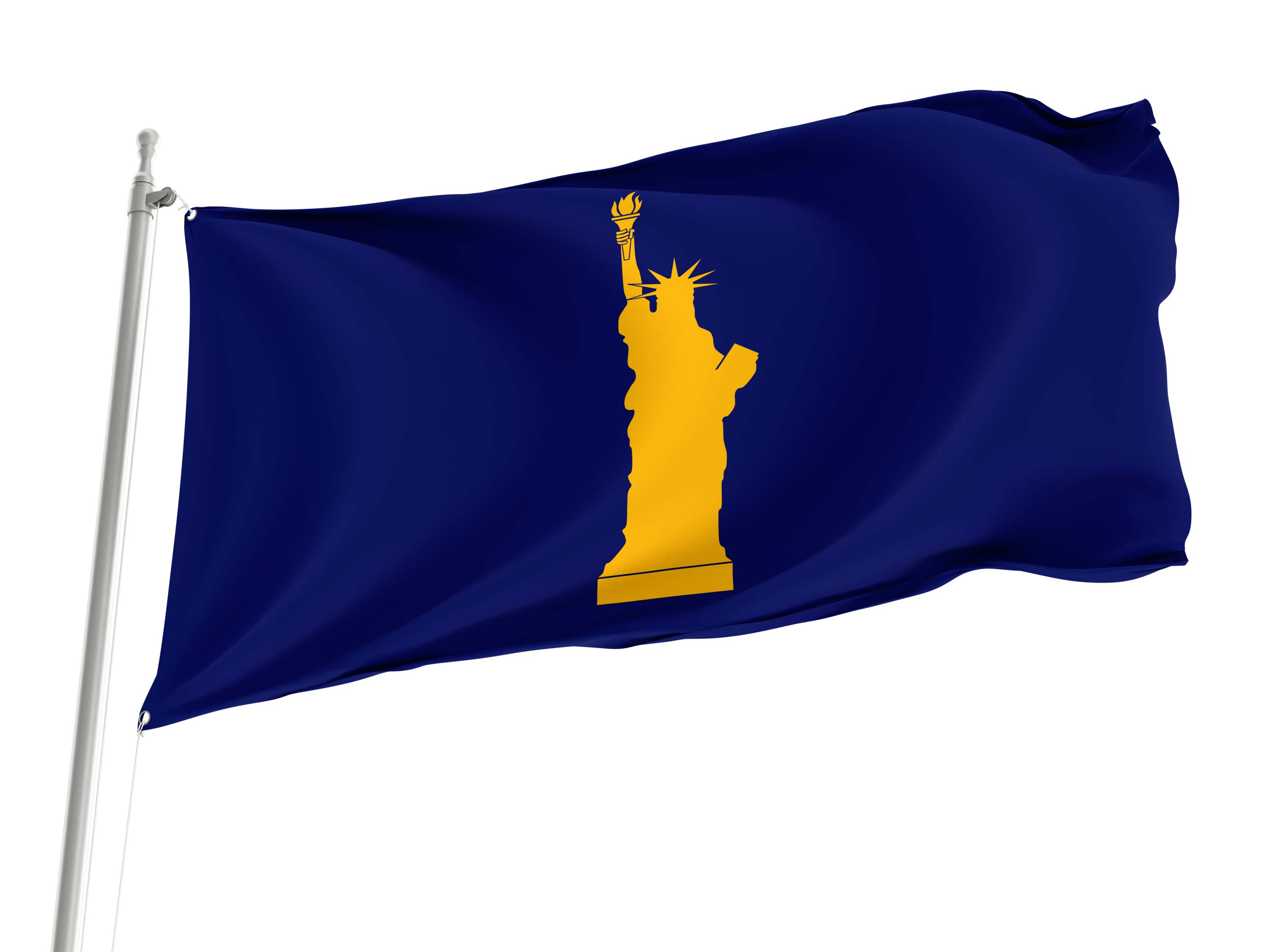 Liberty, Indiana Flag for Indoor & Outdoor Use