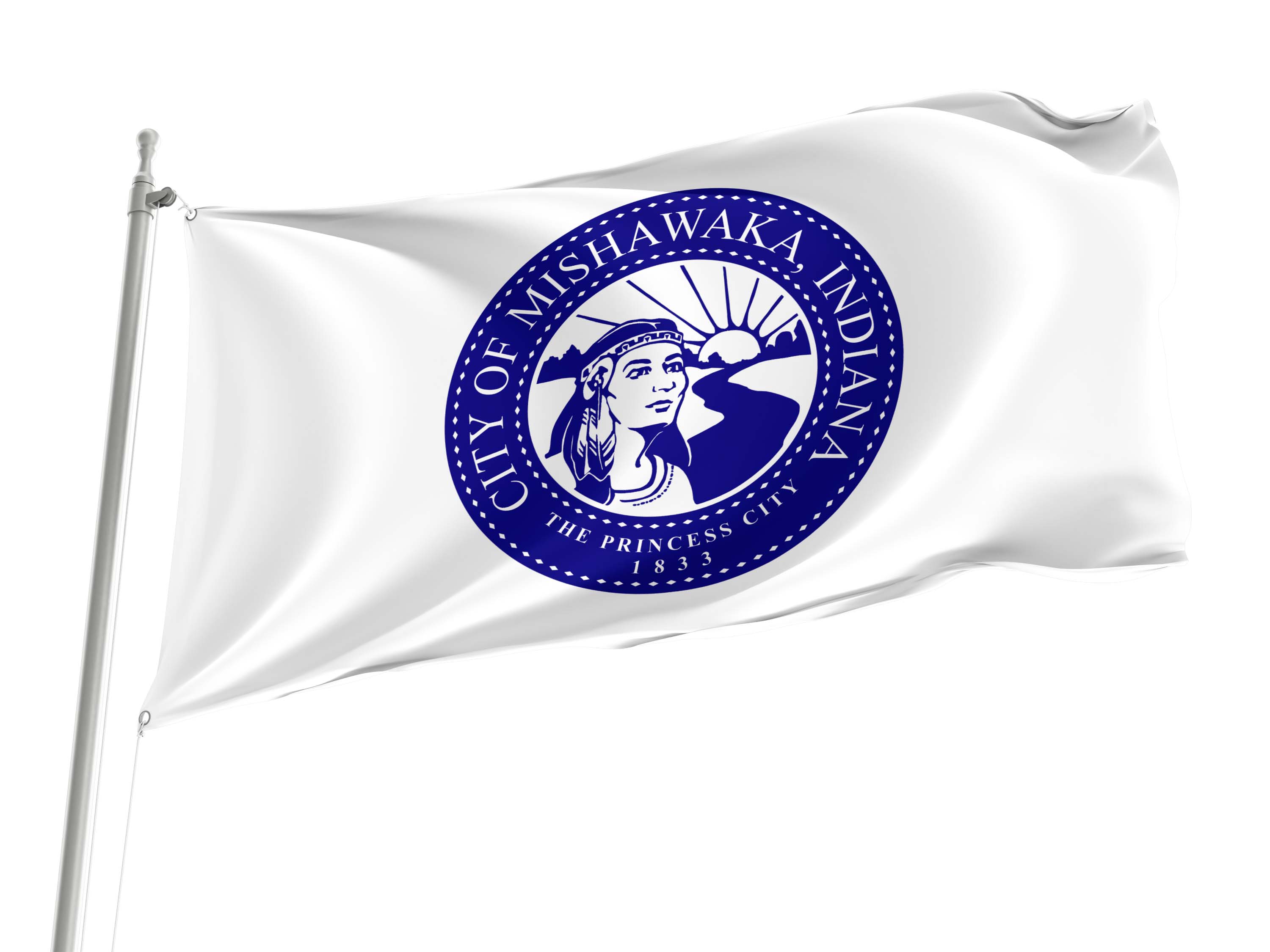 Mishawaka Flag for Indoor & Outdoor Use