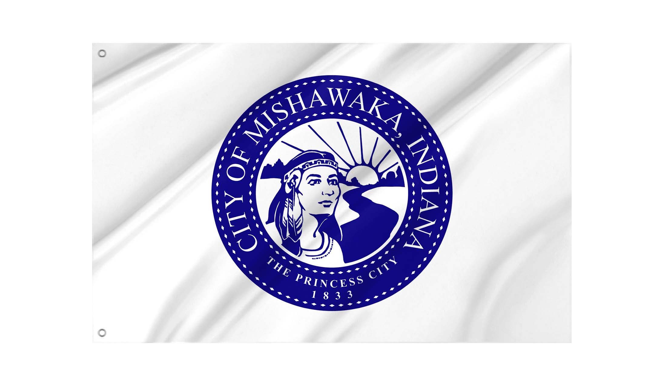 Mishawaka Flag for Indoor & Outdoor Use