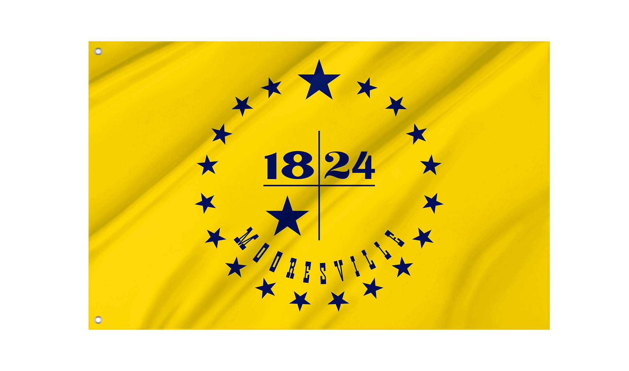 Mooresville Flag for Indoor & Outdoor Use