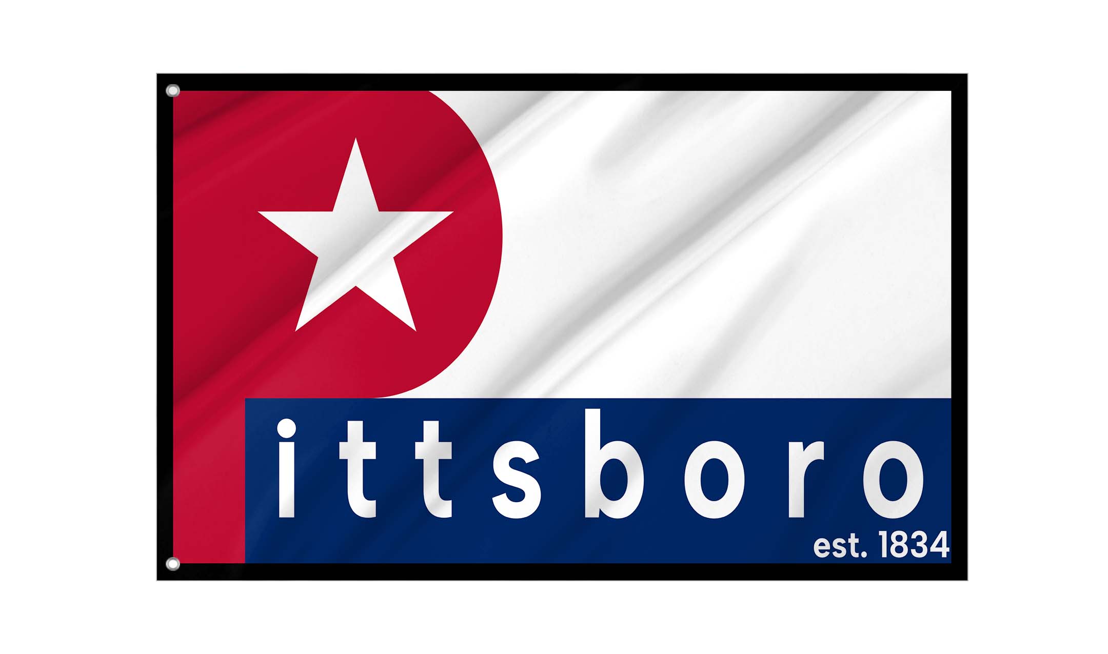 Pittsboro Flag for Indoor & Outdoor Use