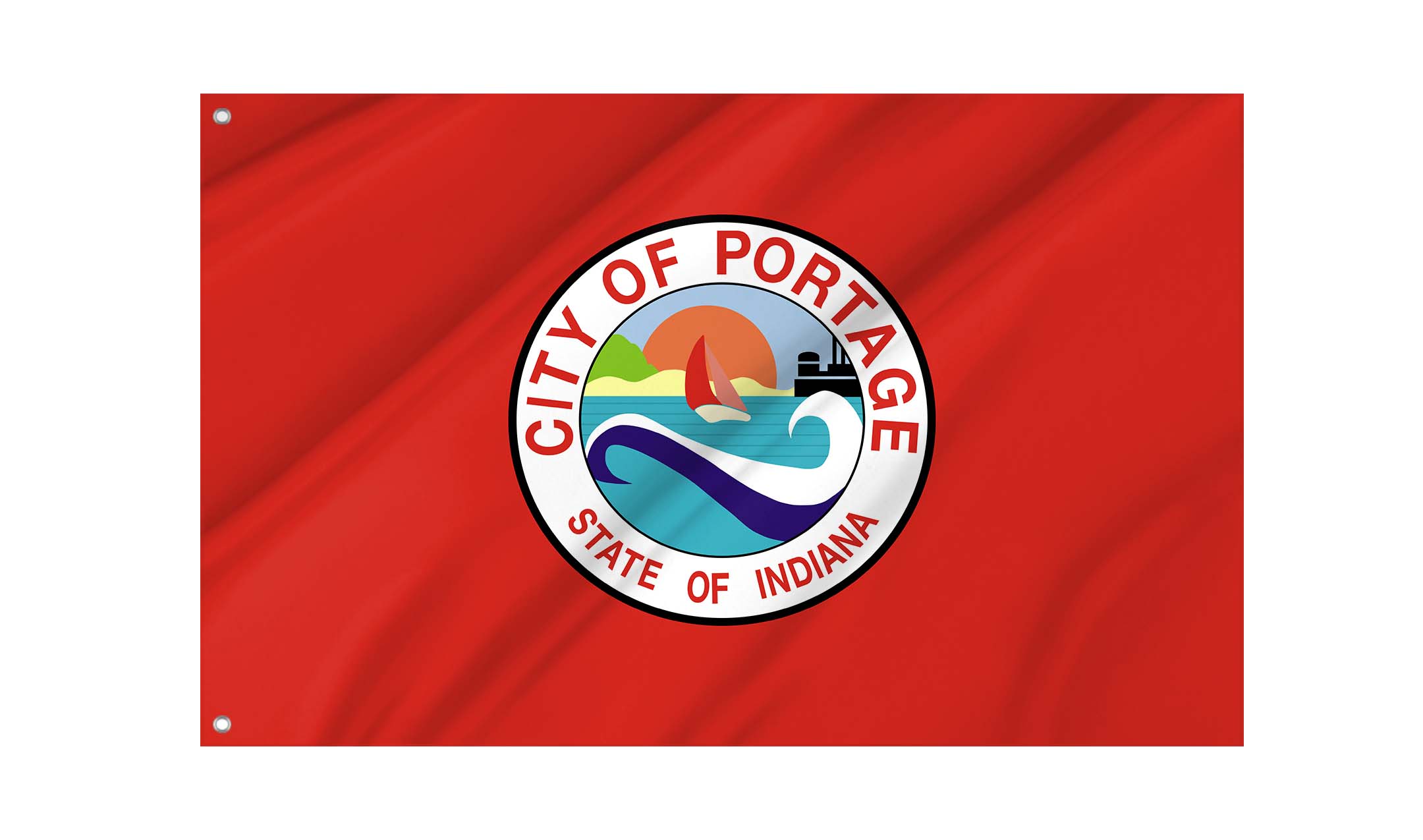 Portage Flag for Indoor & Outdoor Use