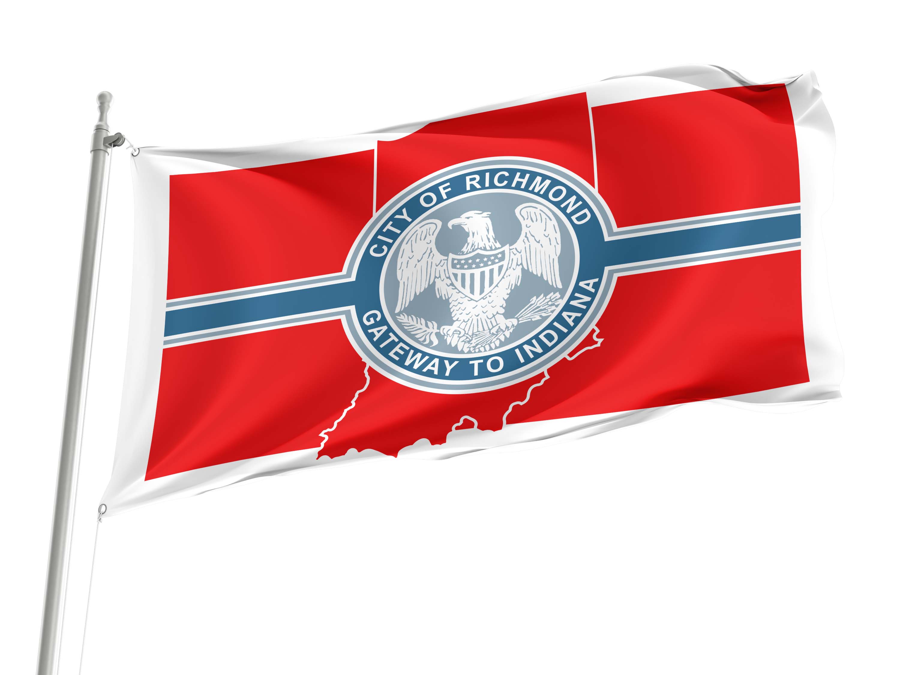Richmond, Indiana Flag for Indoor & Outdoor Use