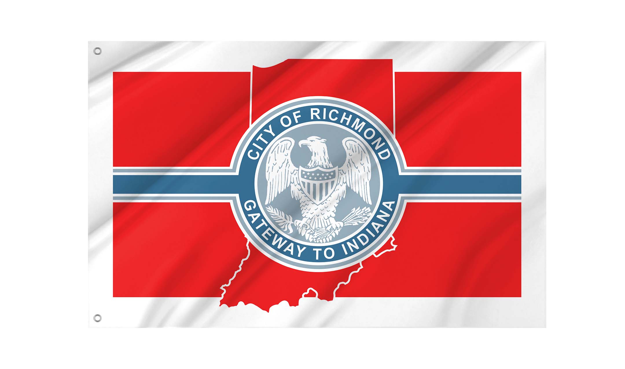 Richmond, Indiana Flag for Indoor & Outdoor Use