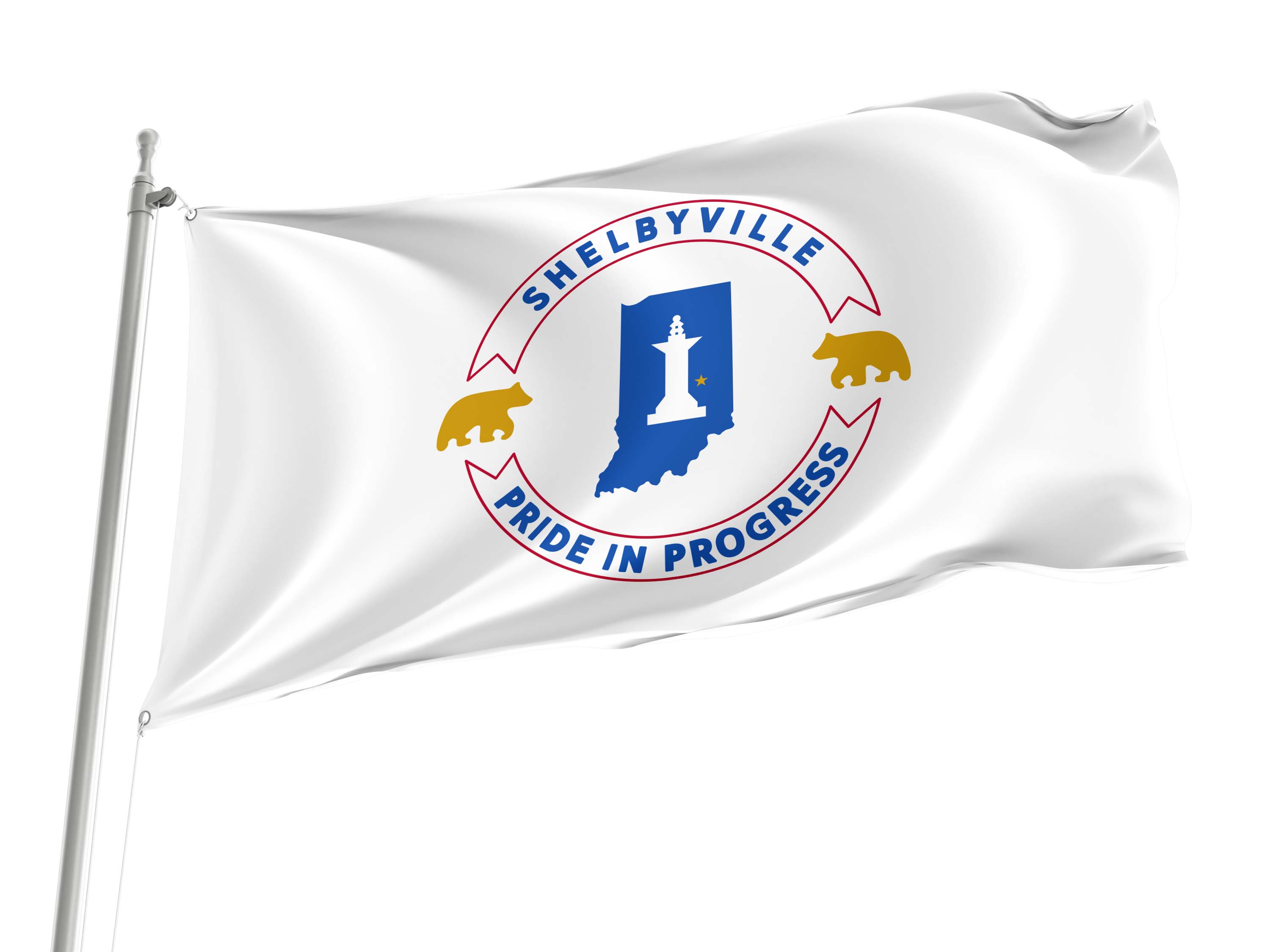 Shelbyville Flag for Indoor & Outdoor Use