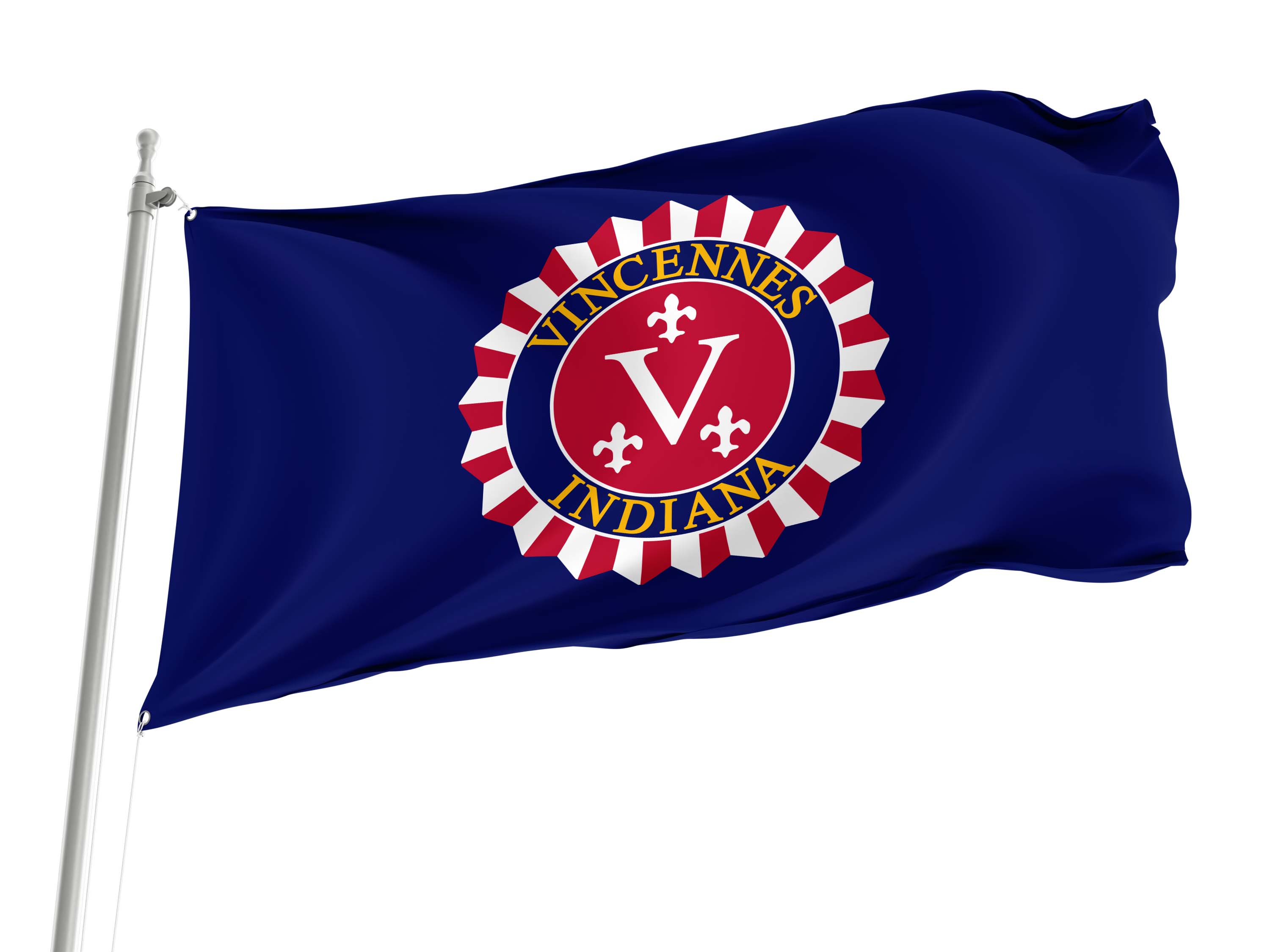 Vincennes Flag for Indoor & Outdoor Use