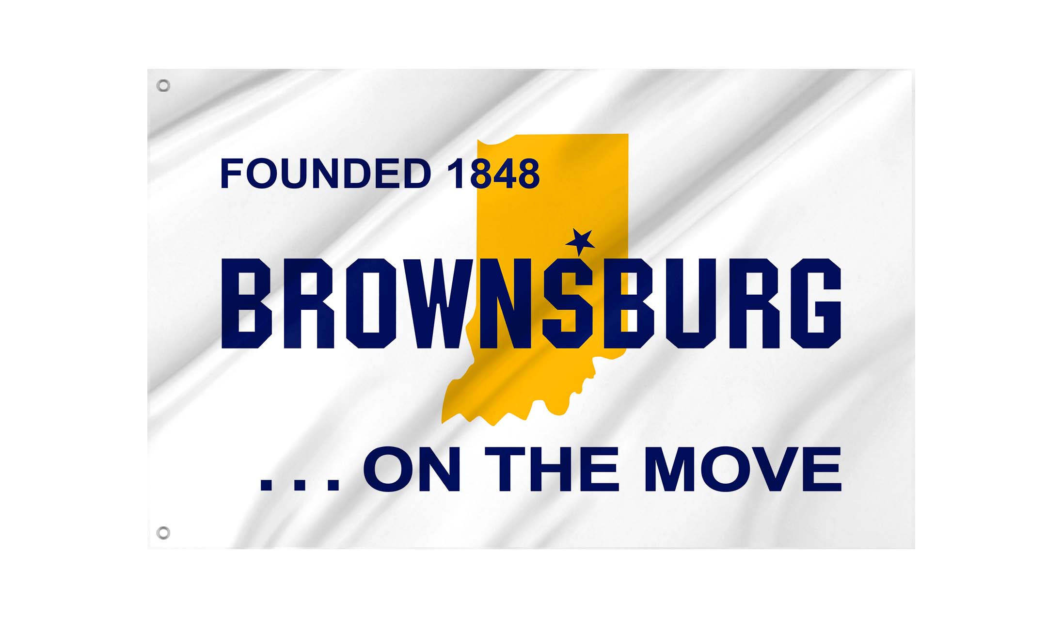 Brownsburg, Indiana Flag for Indoor & Outdoor Use