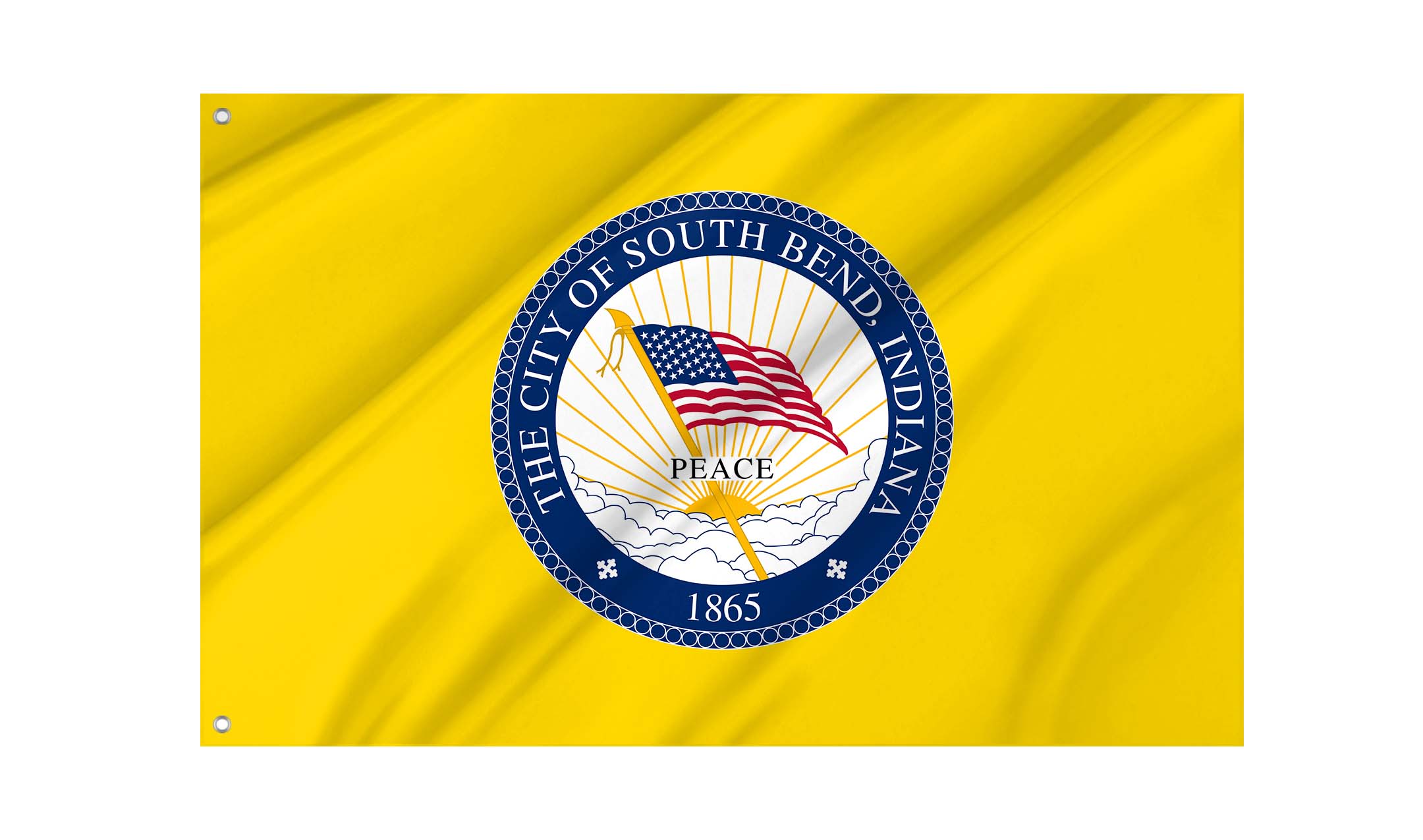 South Bend (1965-2016) Flag for Indoor & Outdoor Use