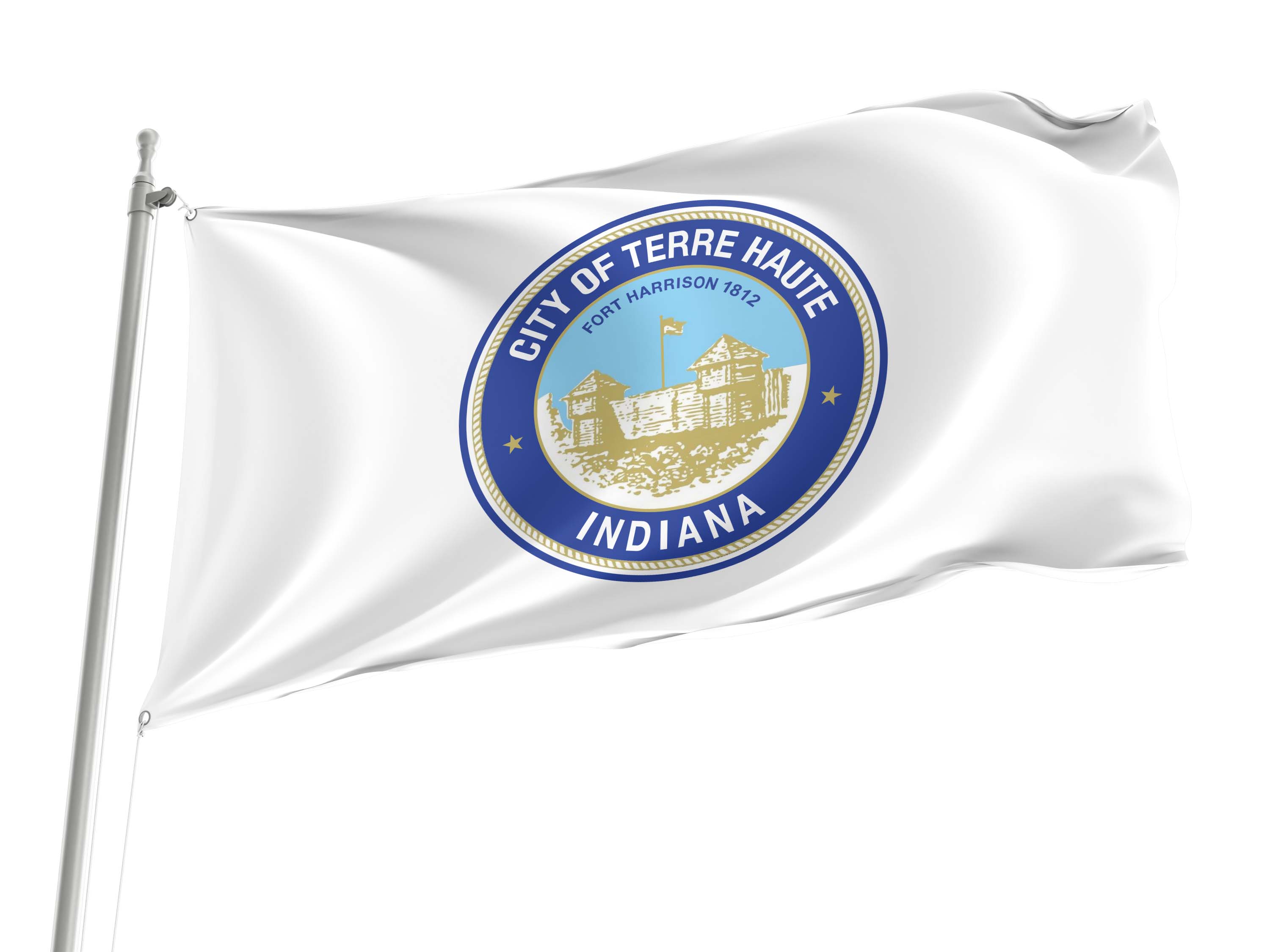 Terre Haute 1812 Flag for Indoor & Outdoor Use