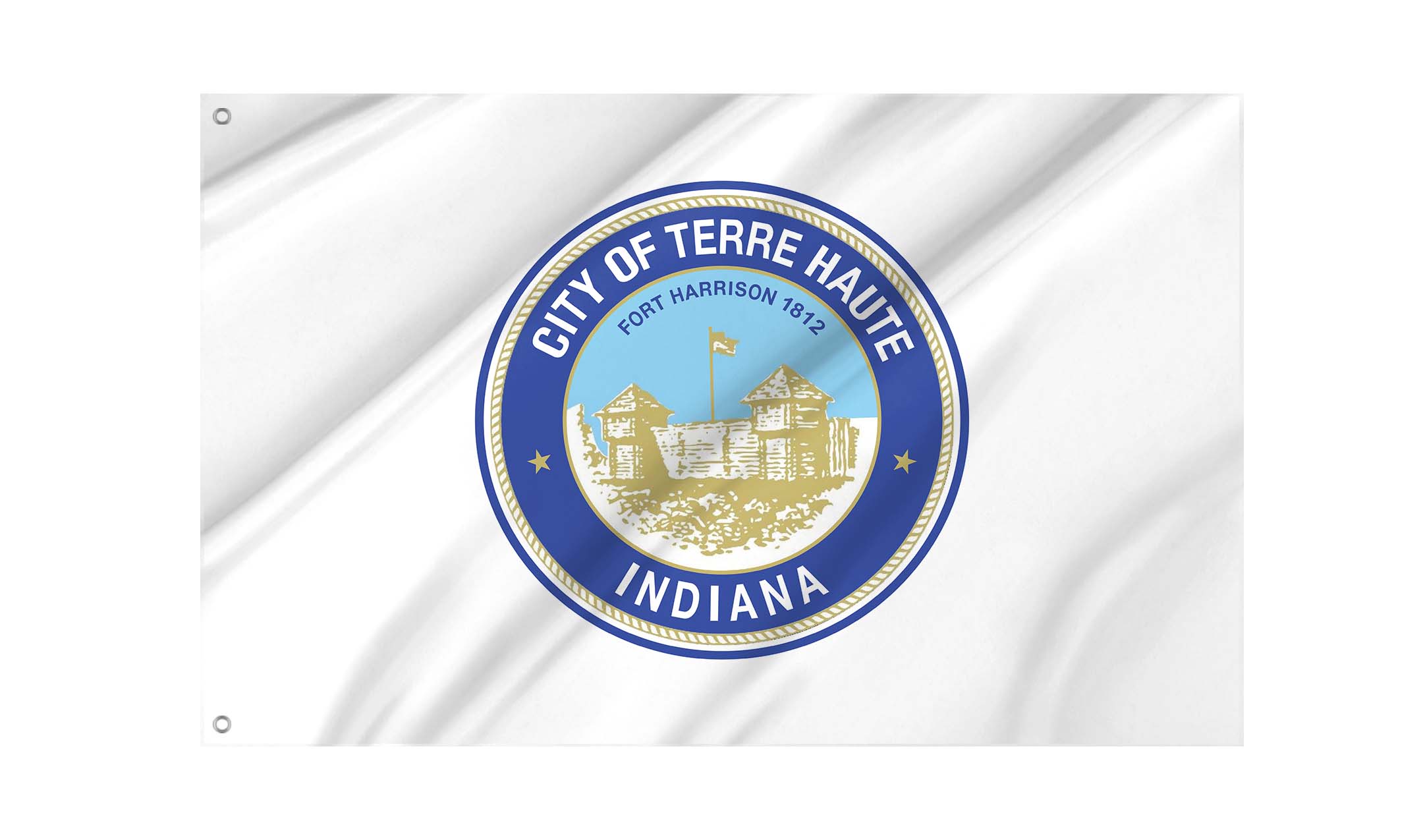 Terre Haute 1812 Flag for Indoor & Outdoor Use