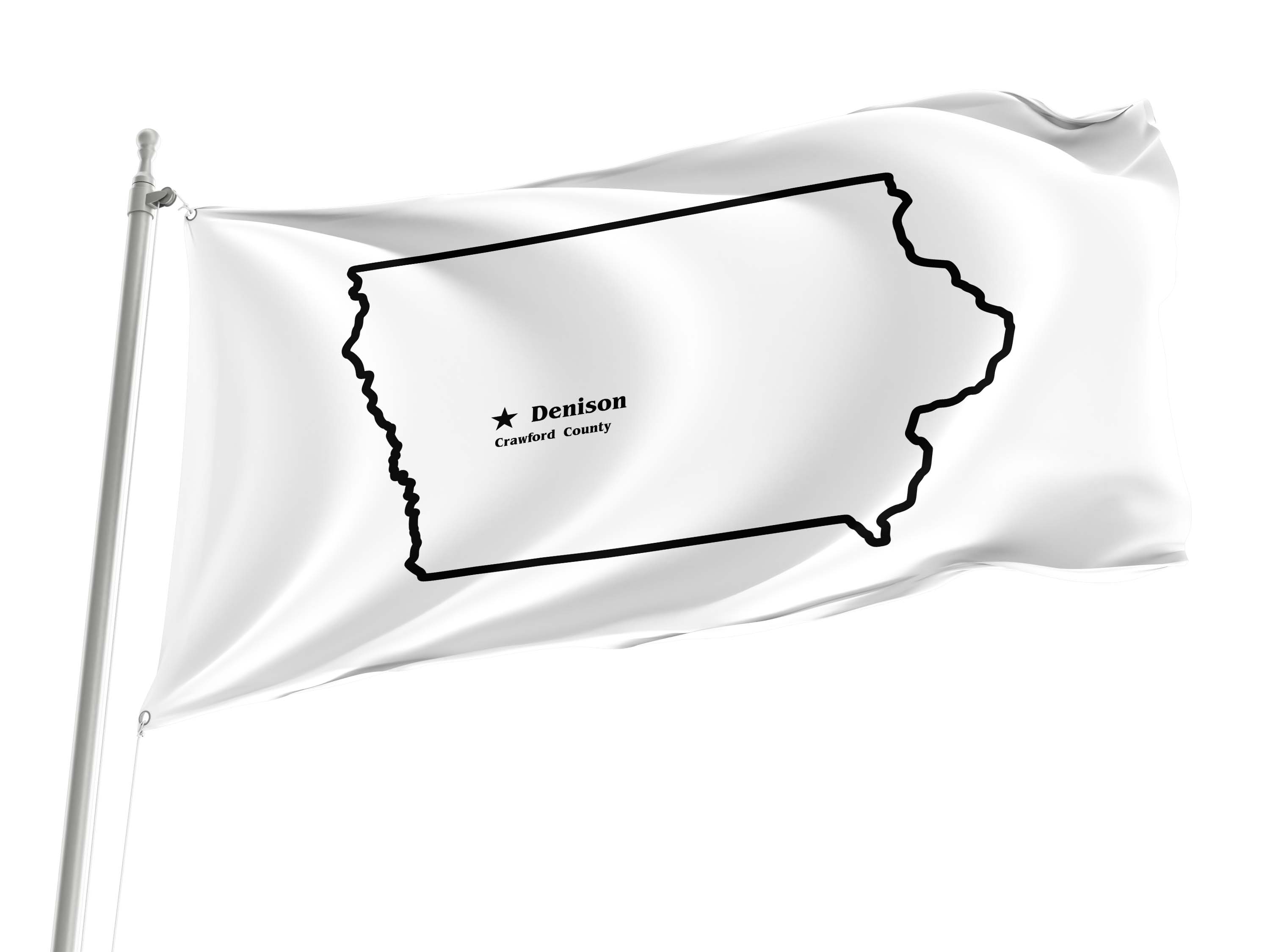 Crawford County (1996-2003) Flag for Indoor & Outdoor Use