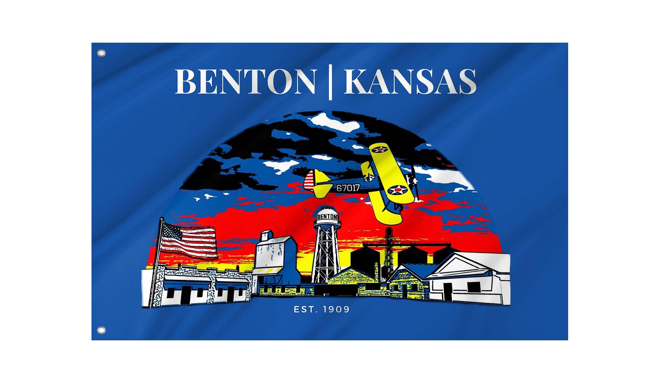 Benton, Kansas Flag for Indoor & Outdoor Use