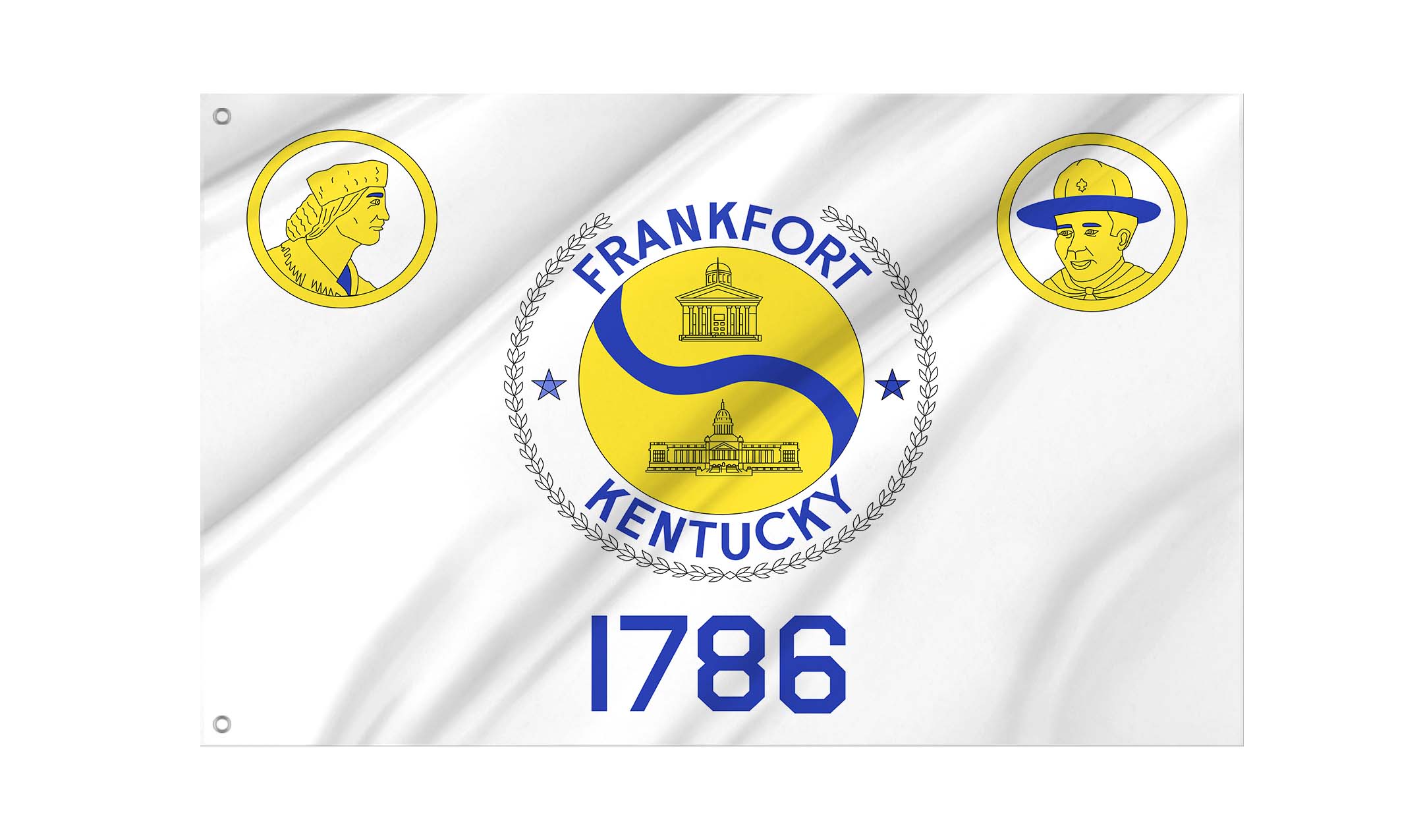 Frankfort (1959-2024), Kentucky Flag for Indoor & Outdoor Use