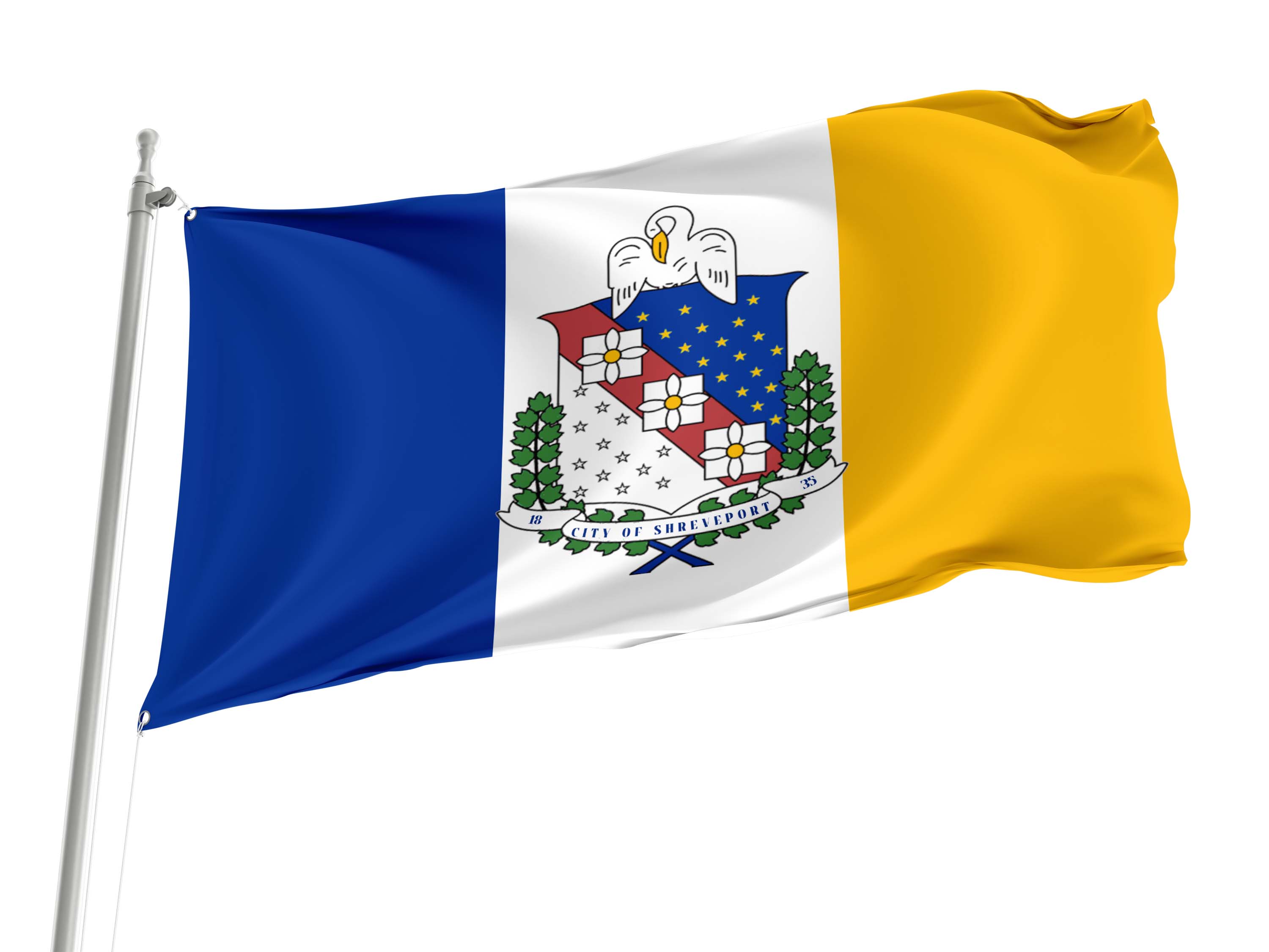 Shreveport Flag for Indoor & Outdoor Use