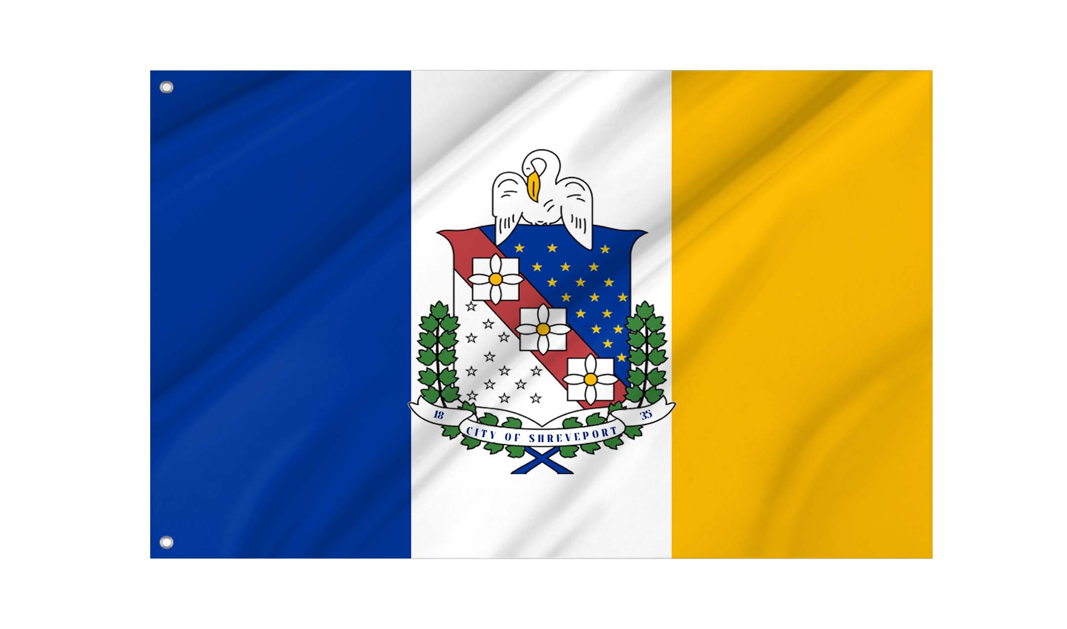 Shreveport Flag for Indoor & Outdoor Use